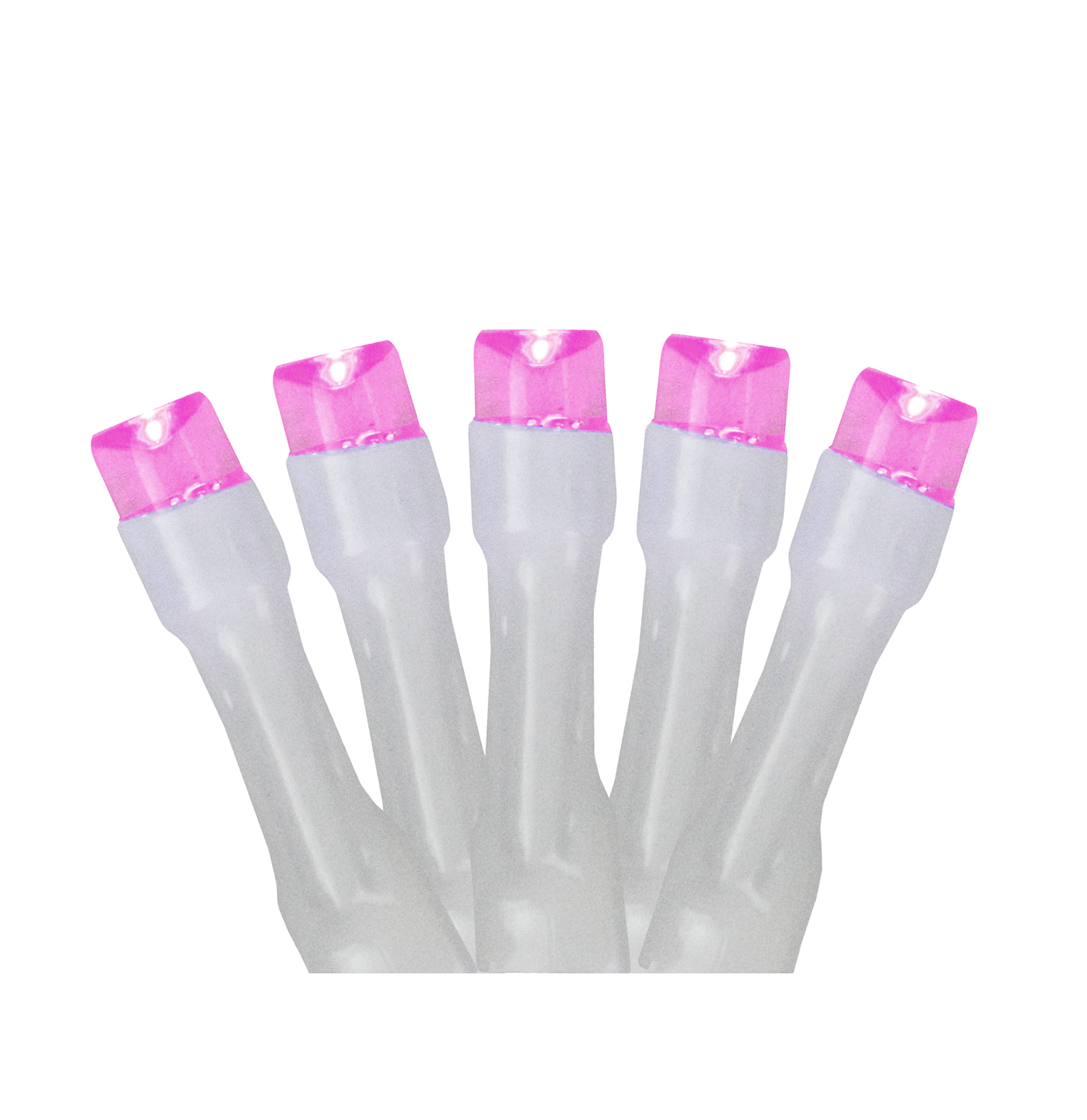 Northlight 20 Battery Operated Pink LED Wide Angle Christmas Lights