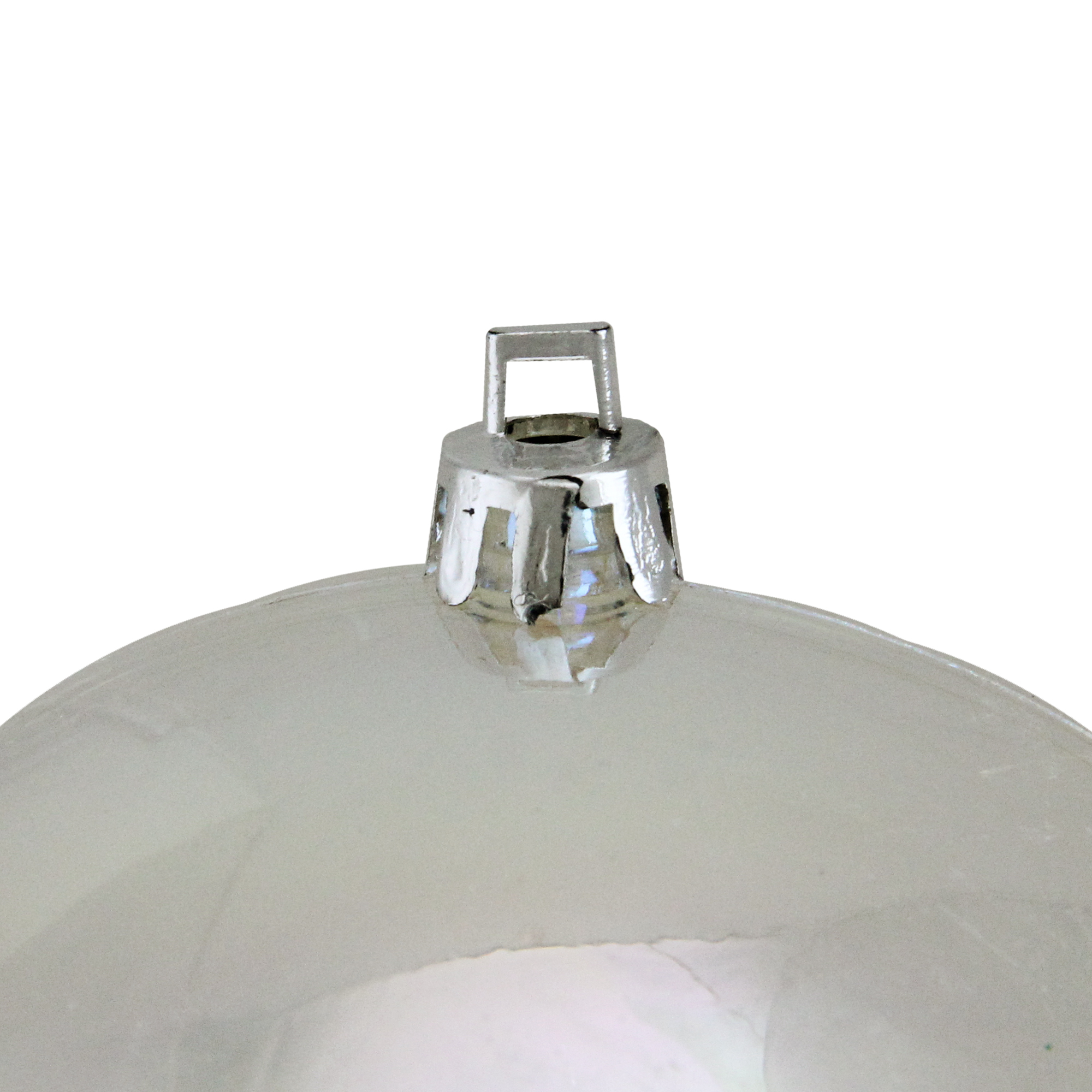Northlight 12ct Shatterproof Clear Iridescent Christmas Ornaments 4