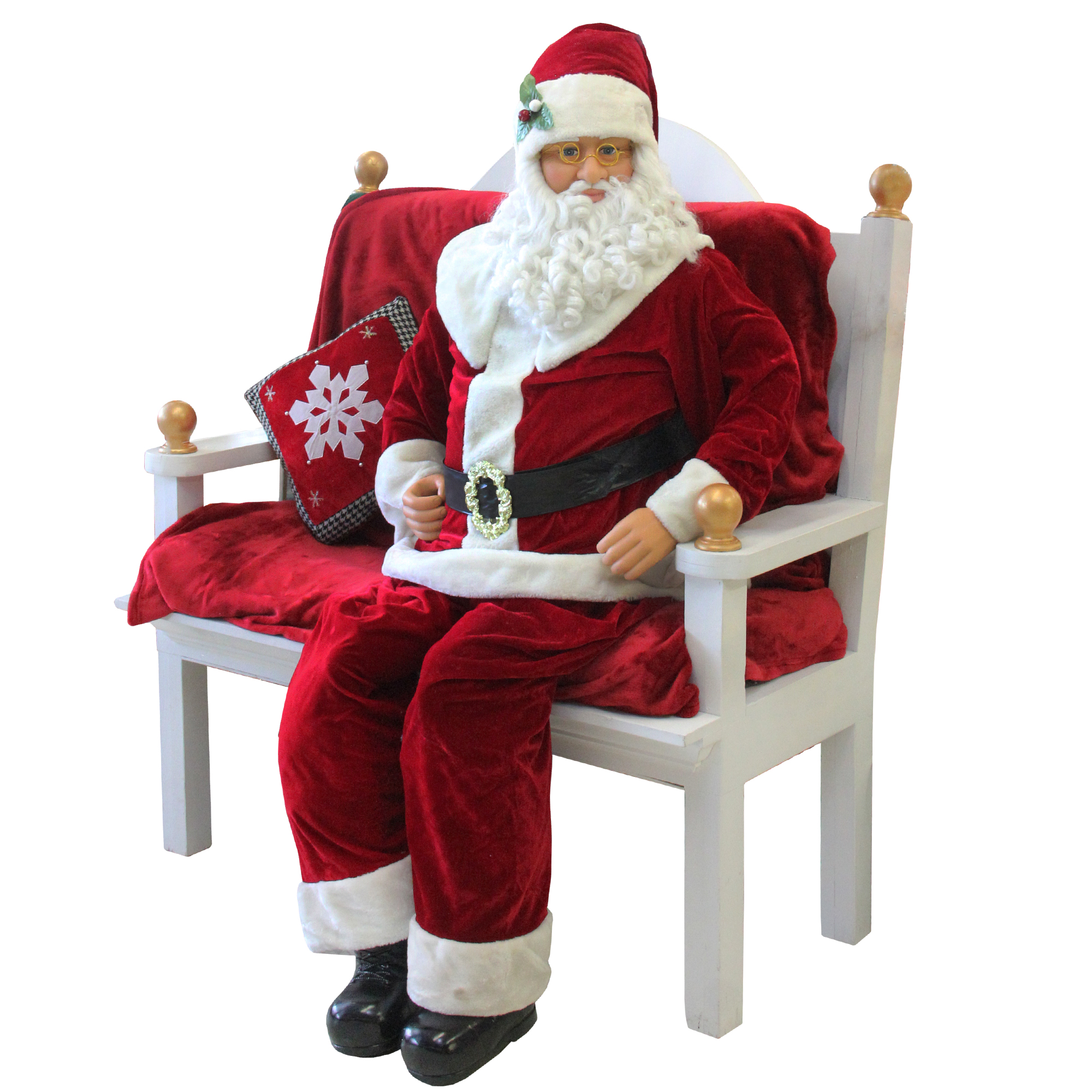 giant stuffed santa claus