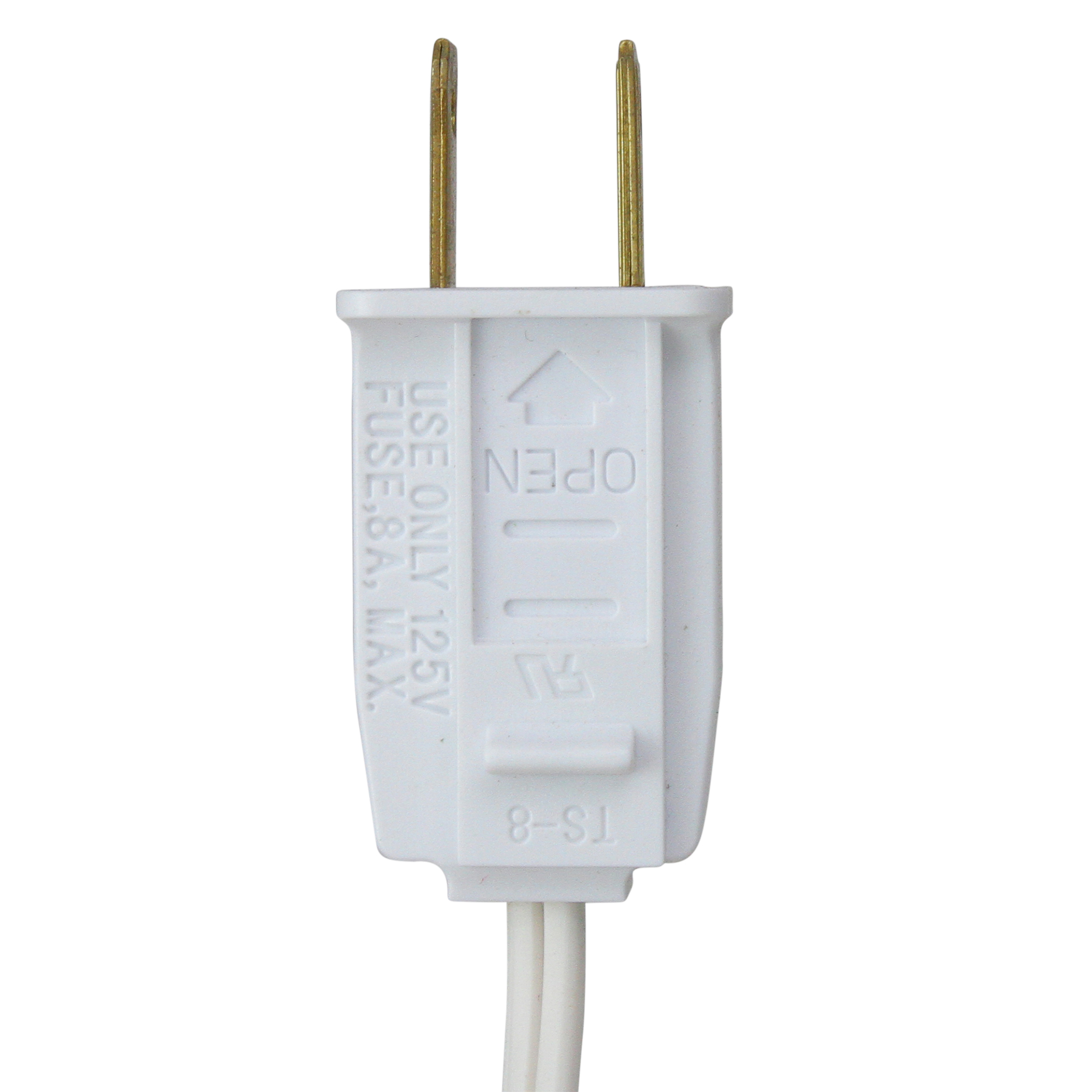 Northlight 100' Commercial C7 Christmas Light Socket Set White Wire