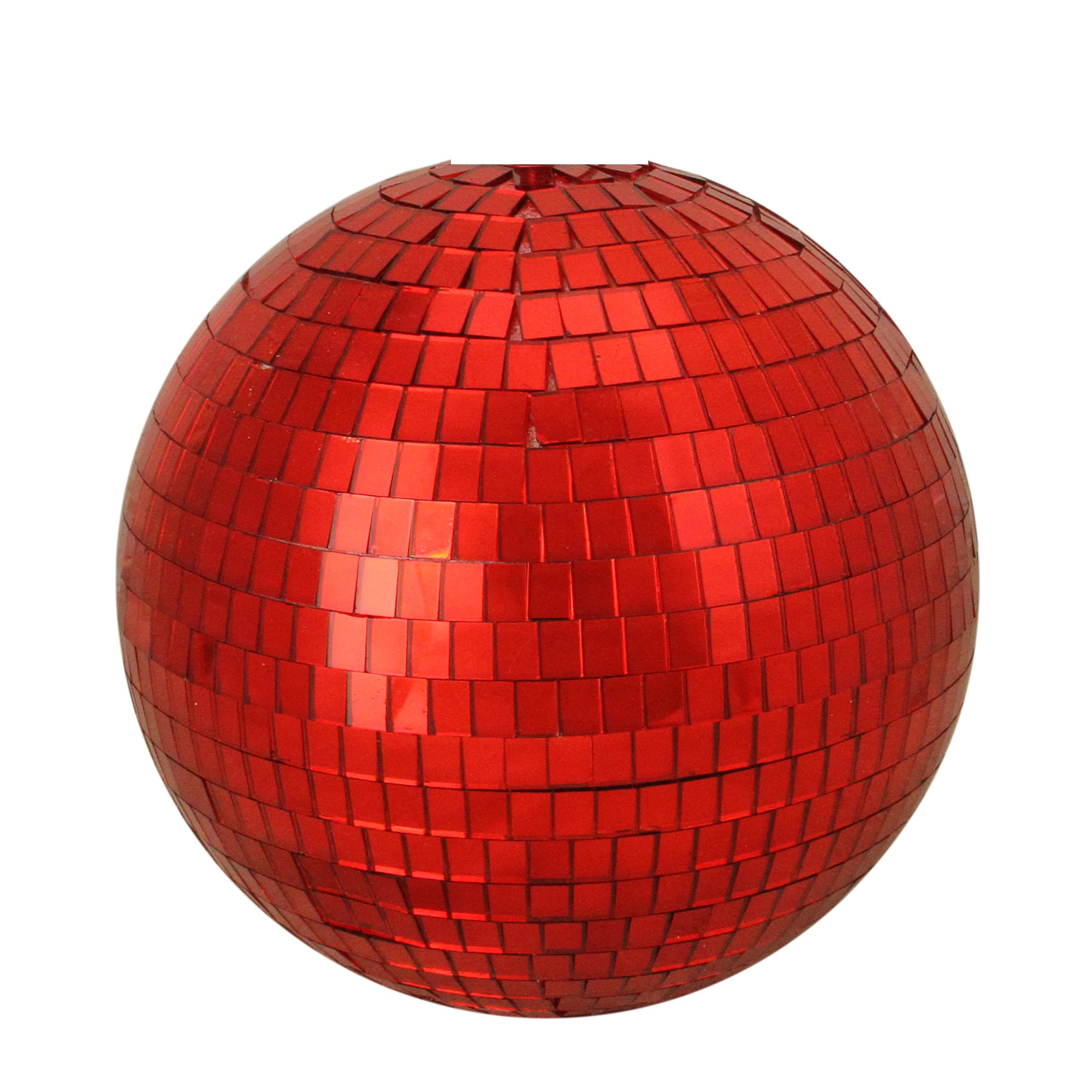 Northlight Shiny Red Hot Mirrored Glass Disco Ball Christmas Ornament 8