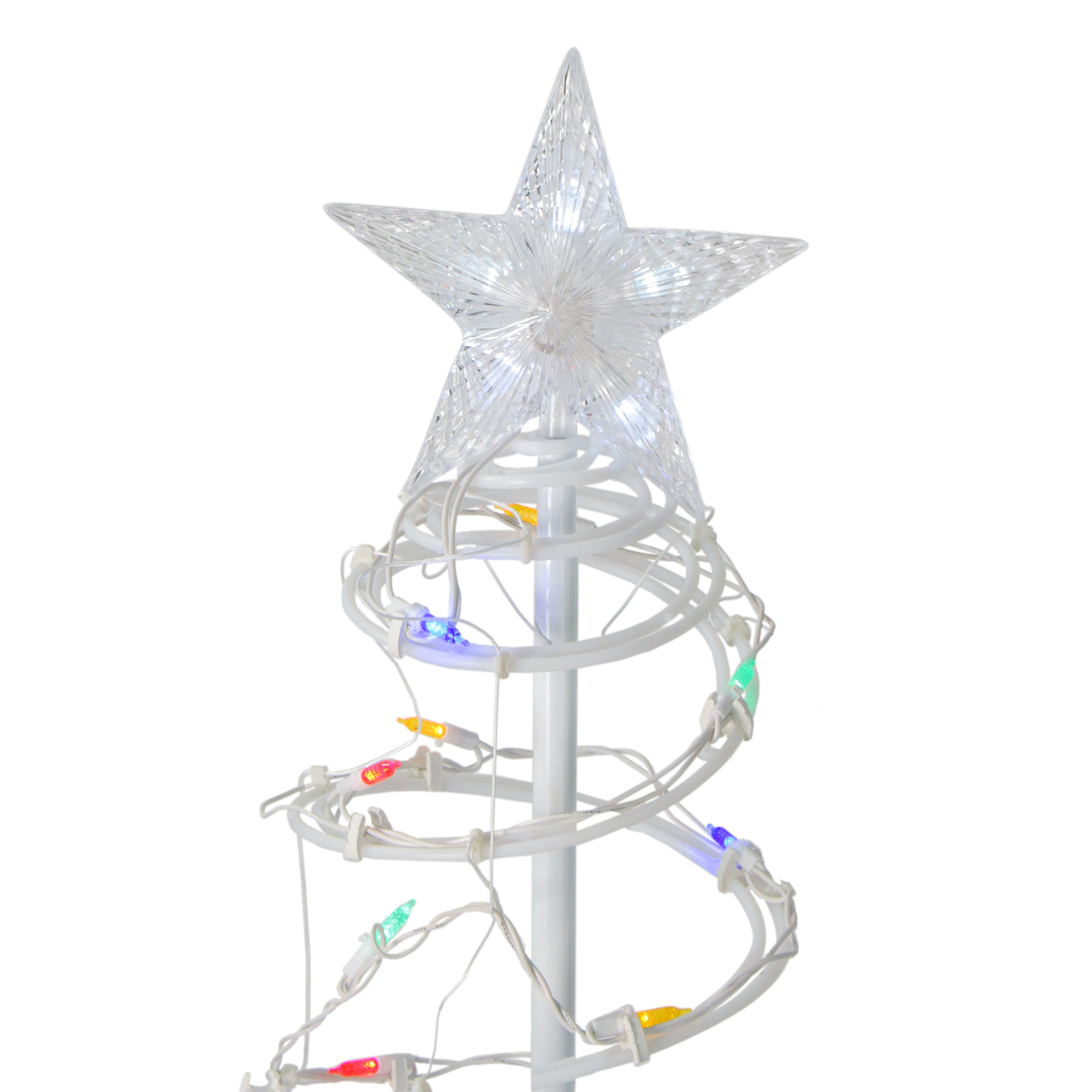 home accents holiday 2 piece led spiral trees