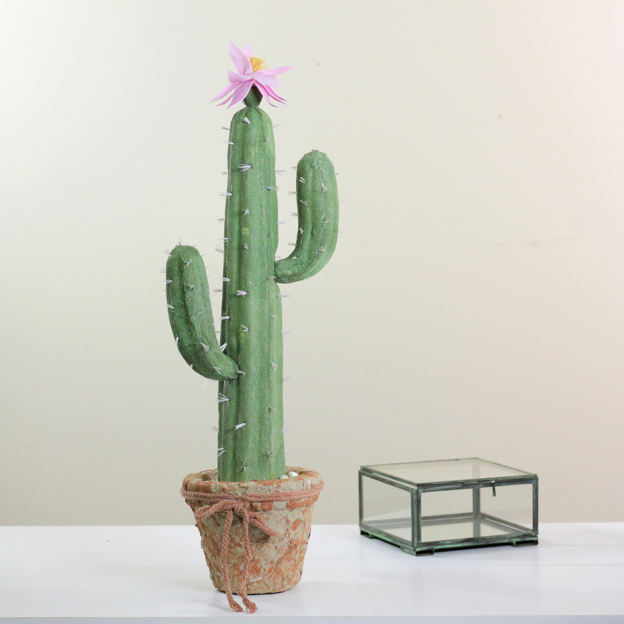 Northlight 21.5" Southwestern Style Green Potted Artificial Cactus with