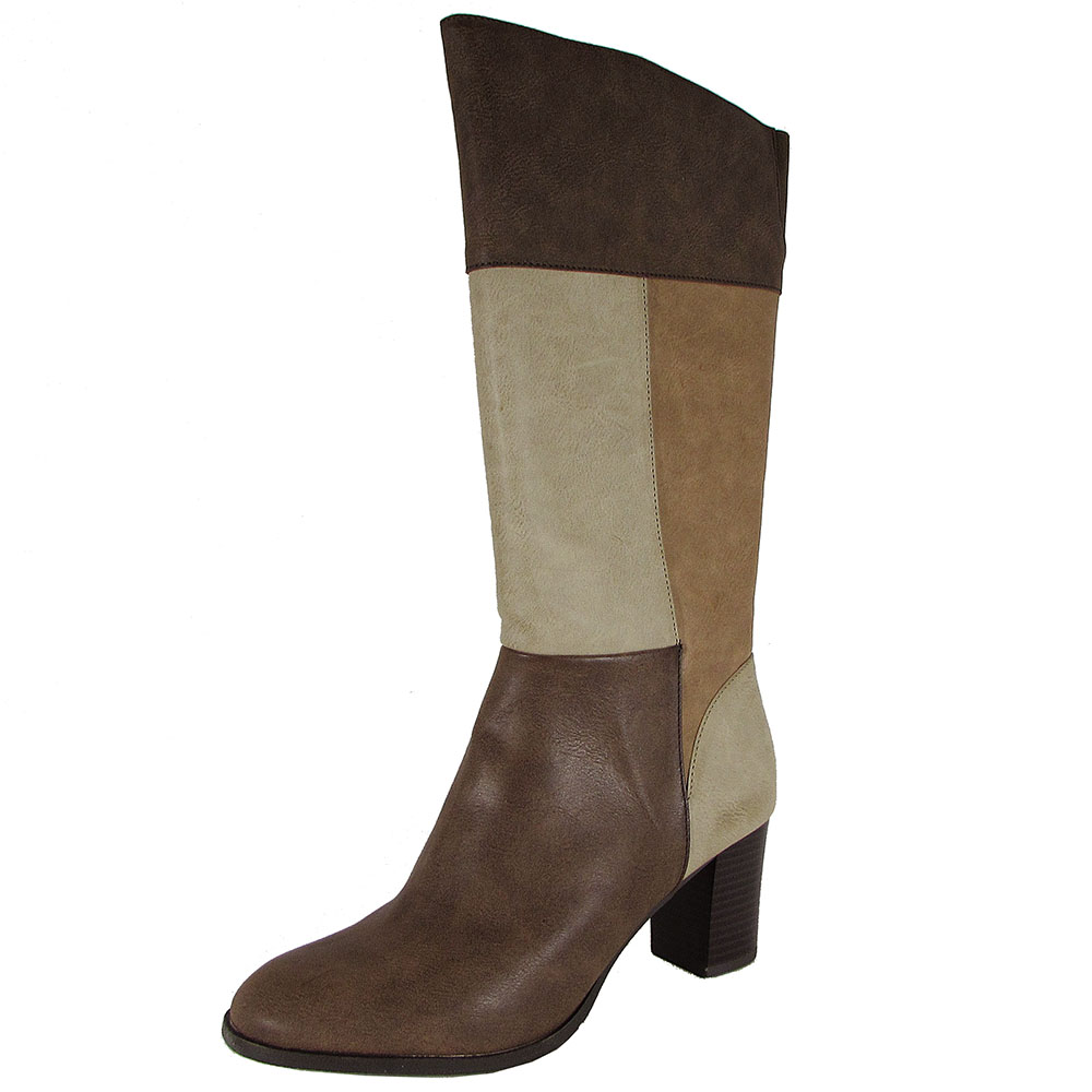 New York Transit para mujer impresionante idea Knee High bota zapatos, Marrón Multi, EE. UU. 9.5 New York Transit para mujer impresionante idea Knee High bota zapatos, Marrón Multi, EE. UU. 9.5