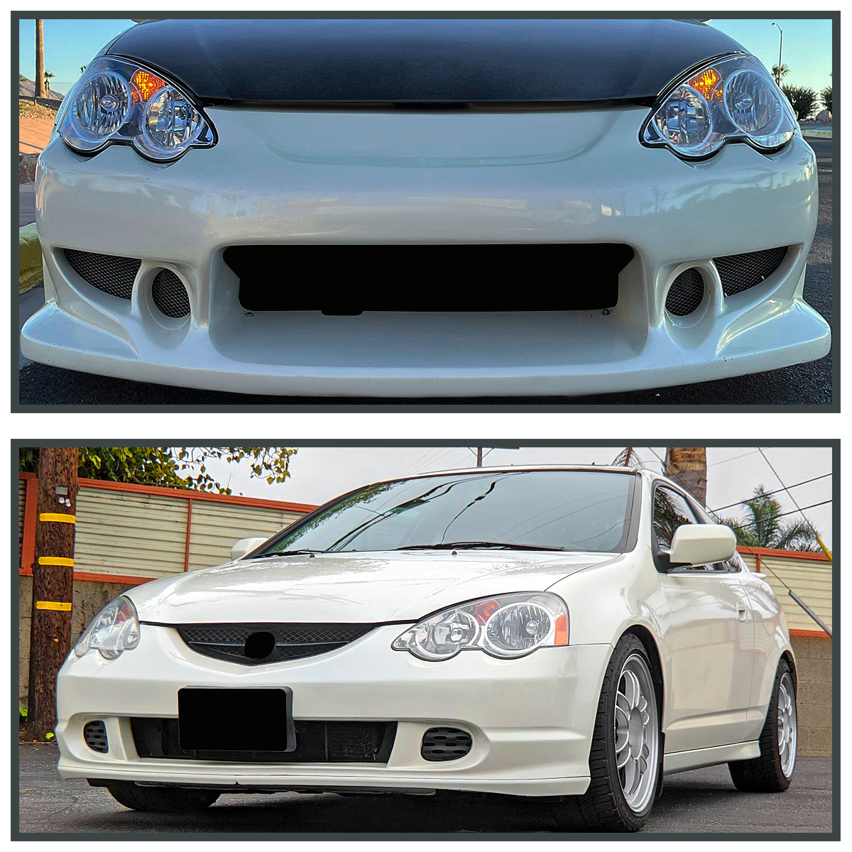 Clear Fits 2002-2004 Acura RSX Headlights Lamps Left+Right Pair