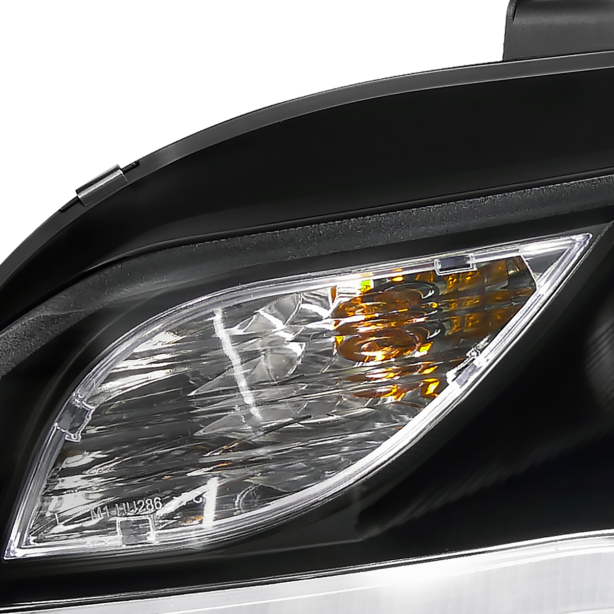 Black Fits 2006-2008 Audi A4 LED Tube Projector Headlights