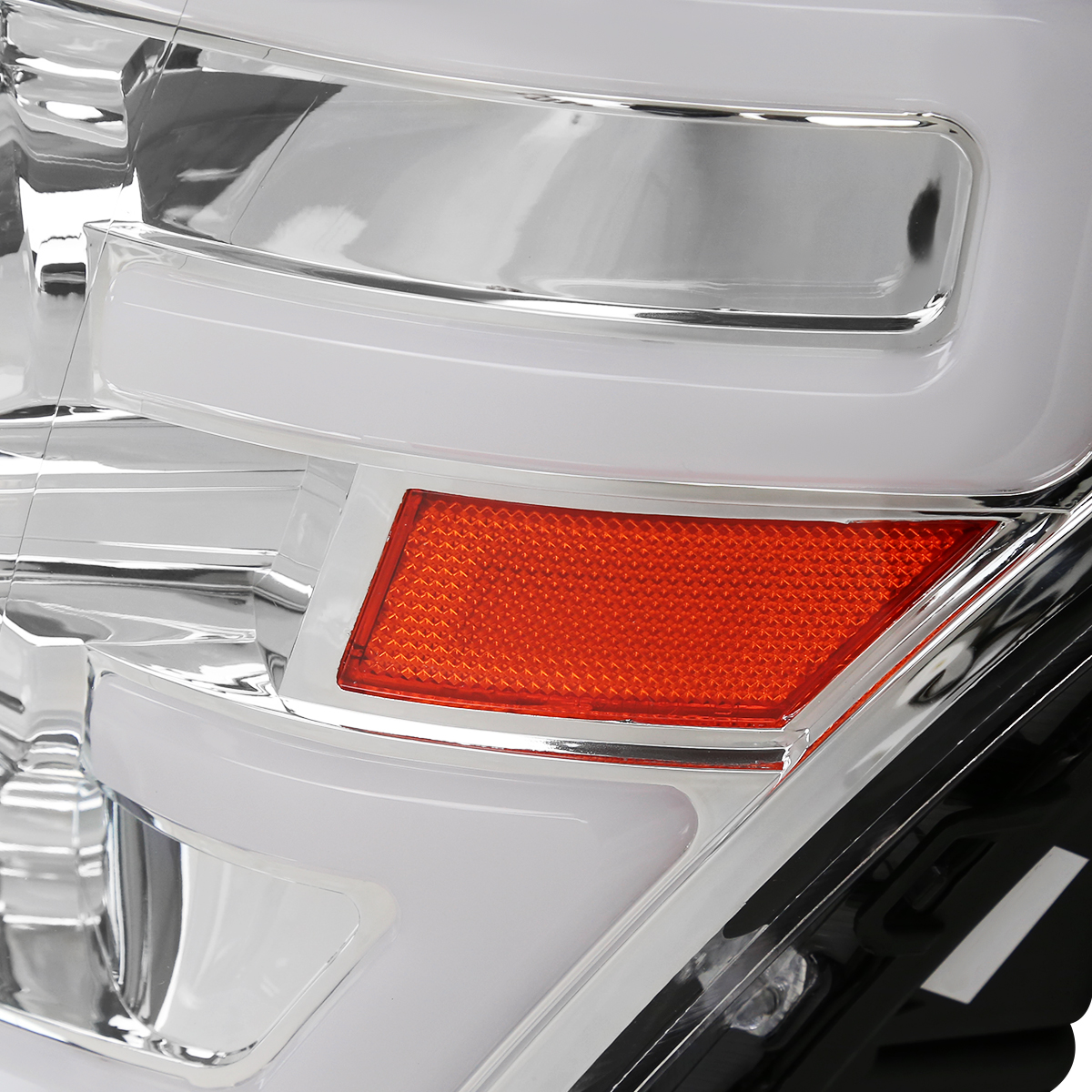 2009-2014 Ford F-150 LED Strip Projector Headlights (Chrome Housing/Smoked Lens) - Spec-D Tuning