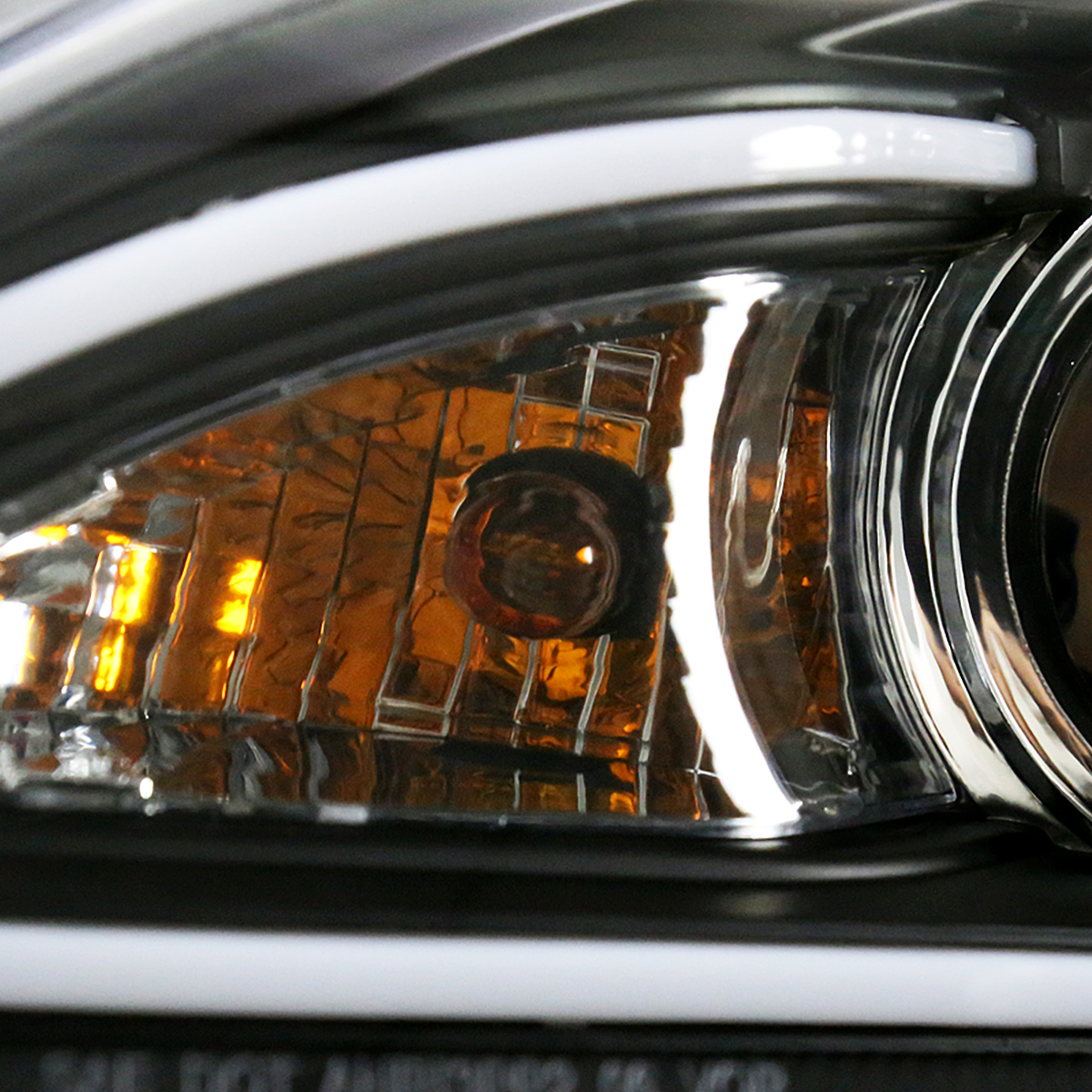 2010-2013 Mazda 3 LED Strip Projector Headlights Lamp Pair Left+