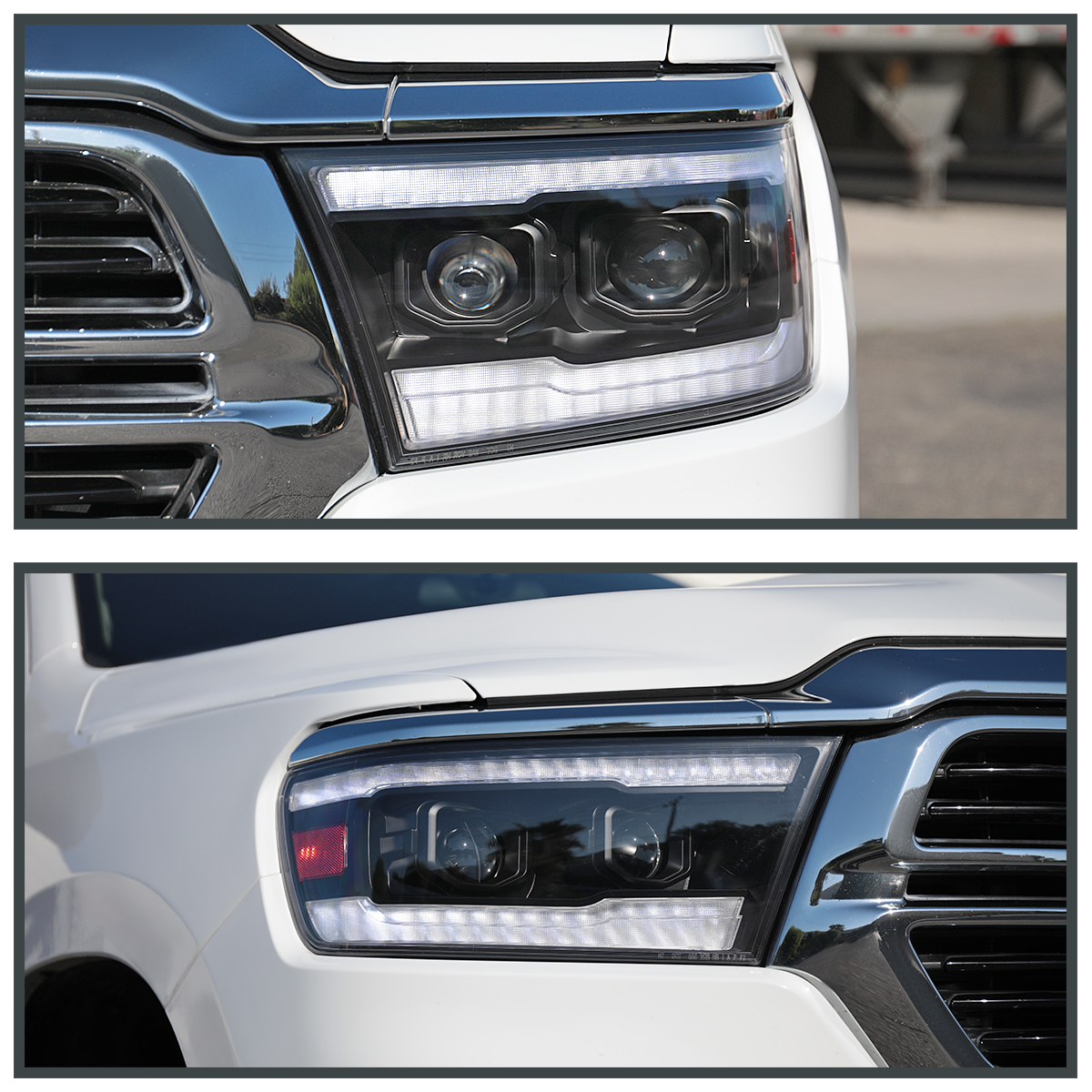 Fits 2019-2024 Dodge Ram 1500 Switchback LED Sequential Projector