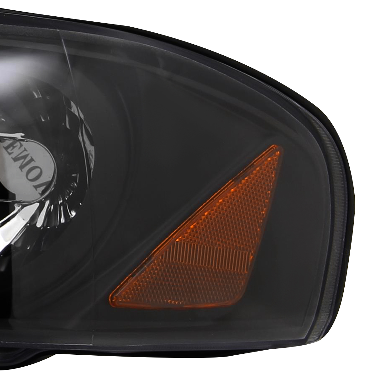 Black Smoke LED Halo Projector Headlights For 2004-2006 Nissan Sentra – Pair