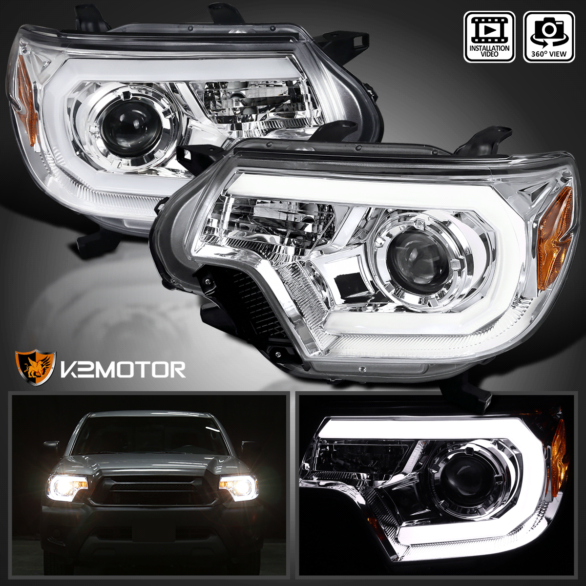 Lighting & Lamps For 20122015 Toyota Pickup Crystal Clear
