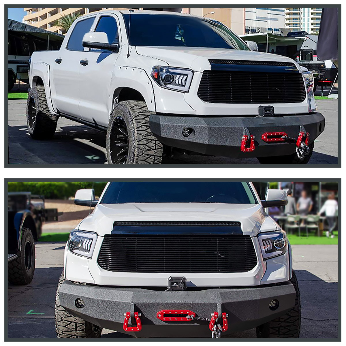 For 2014-2018 Toyota Tundra LED Sequential Signal Projector Headlights Black | eBay