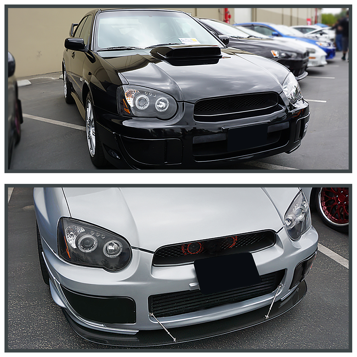 For 2004-2005 Subaru Impreza RS WRX Outback LED Halo Projector