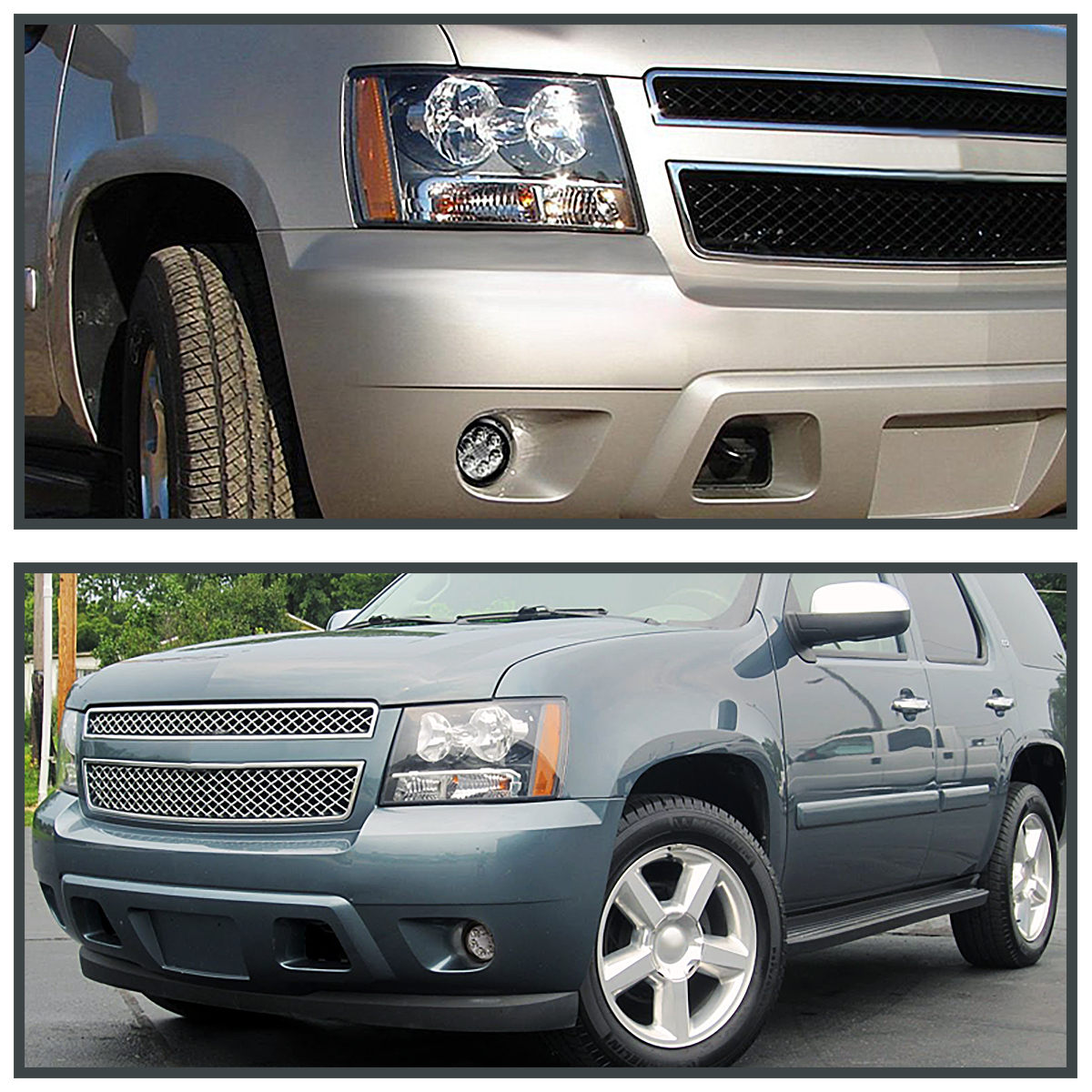 For 2007-2014 Chevy Tahoe Suburban GMC Yukon XL 1500 LED Fog Lights