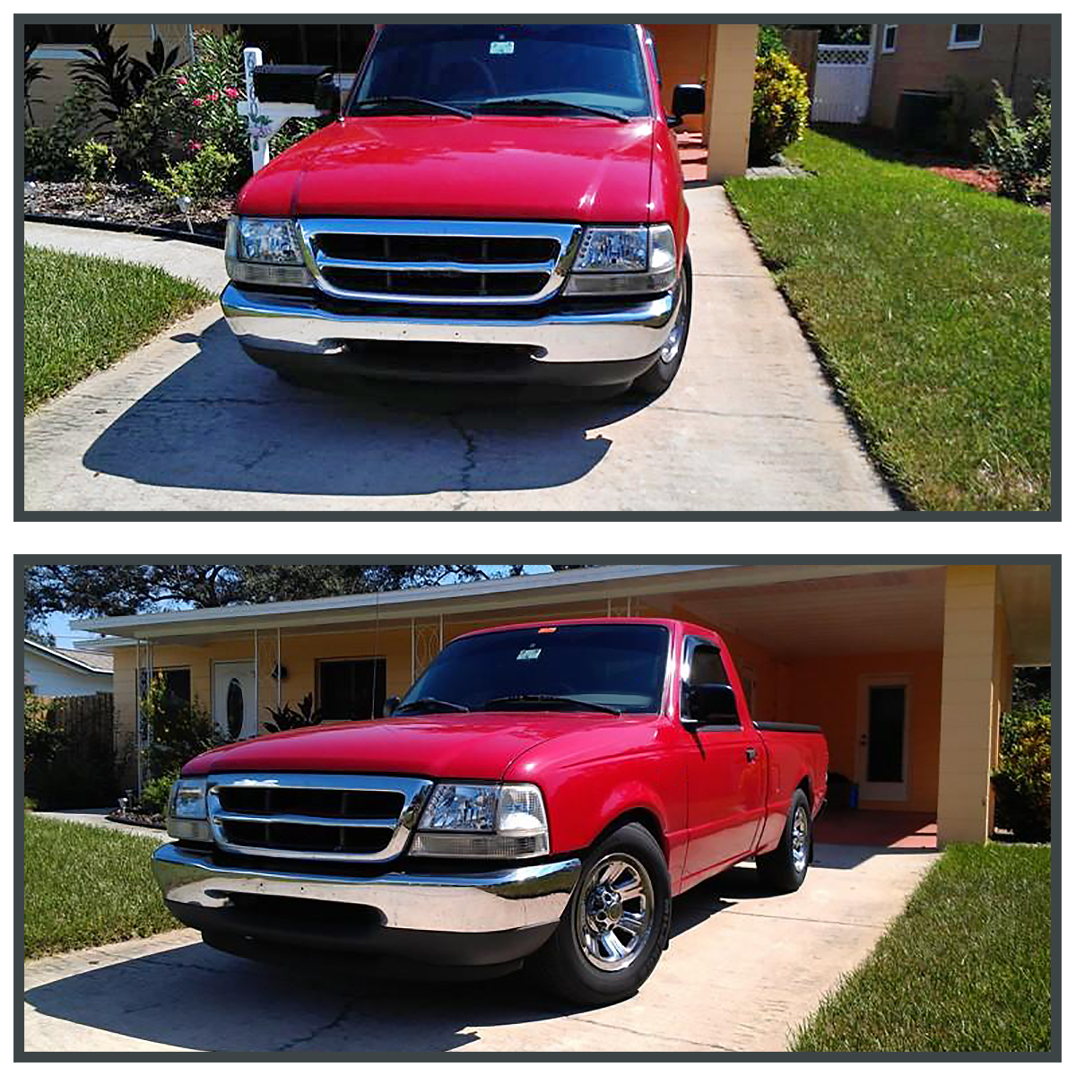 Fits 19982000 Ford Ranger Clear Headlights Lamps w/ LED Strip Left