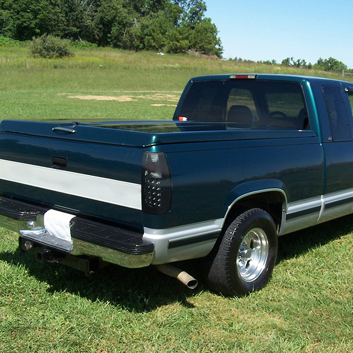 88-98 Chevy GMC C/K 1500/2500/3500 C10 Silverado Smoke LED Tail Brake