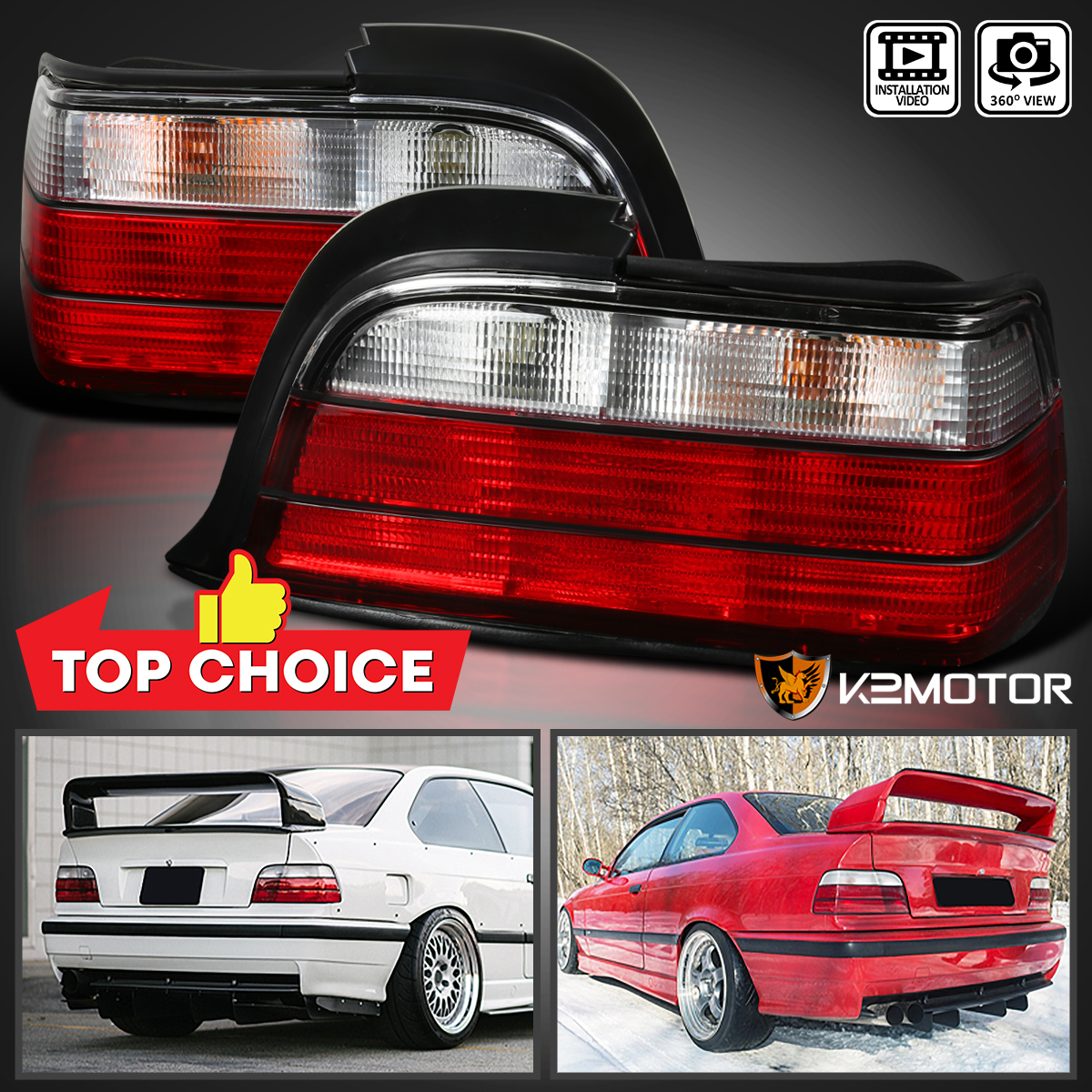 BMW E36 Coupe用純正テールランプ　左右セット BMW E36 Coupe用純正テールランプ 左右セット BMW E36 Coupe用純正