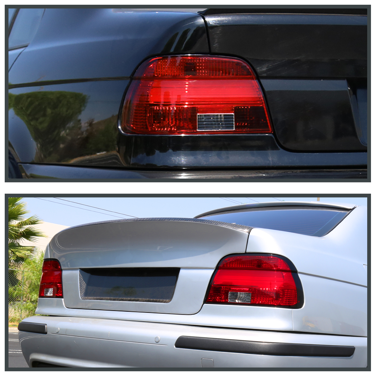 BMW E39 テールランプ 2001-2003 BMW E39 5 Series Sedan LED Tail Lights (Chrome