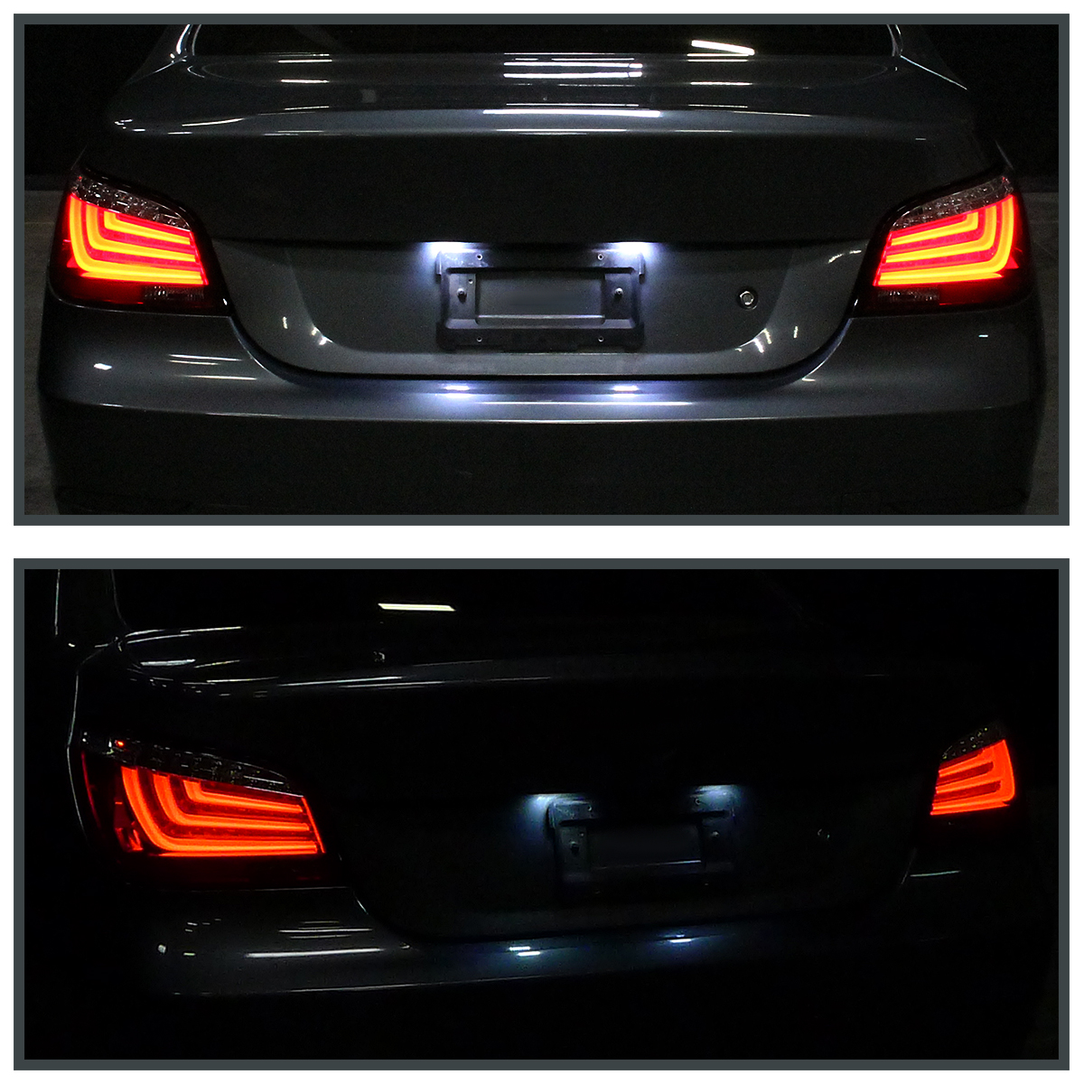 Red Fits 2004-2007 BMW E60 5-Series 525i 530i LED Tail Lights