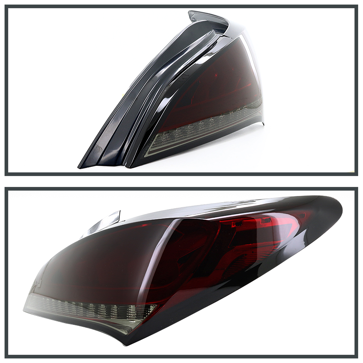 For 20102016 Hyundai Genesis Coupe 2Dr Red Smoke LED Sequential Tail