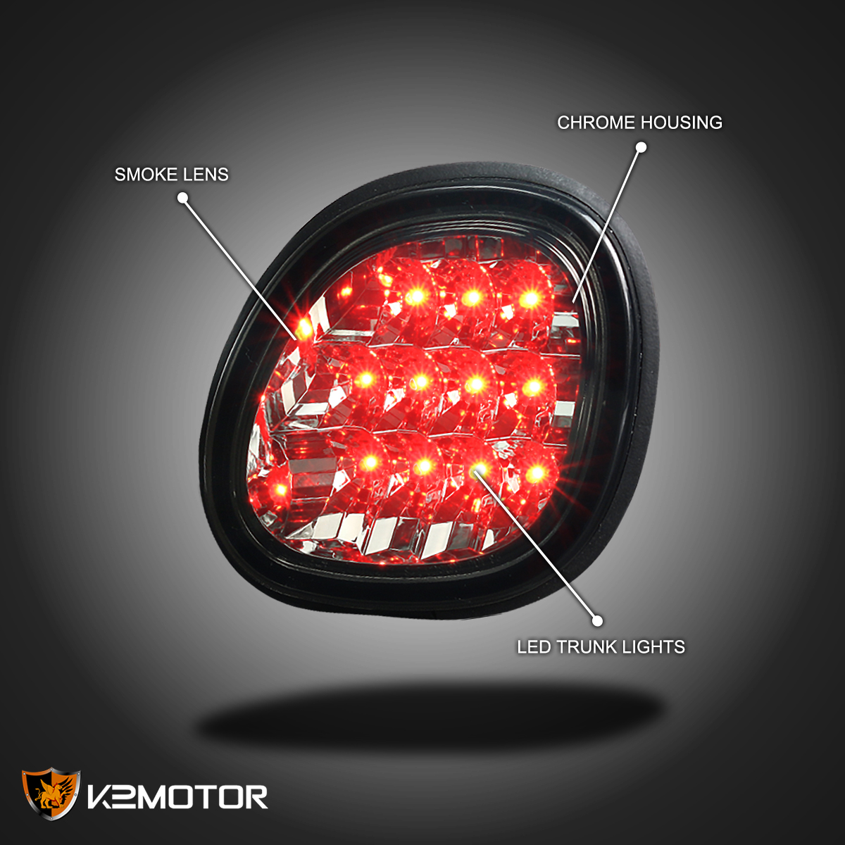 Smoke Fits 1998-2005 Lexus GS300 GS400 GS430 LED Rear Trunk Lights
