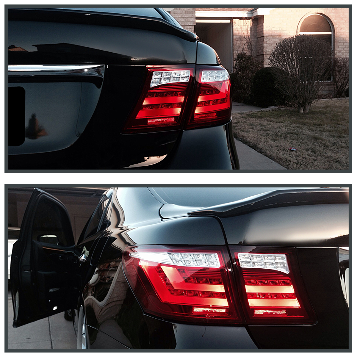 Fits 2007-2009 Lexus LS460 Full LED Tail Lights Brake Reverse+