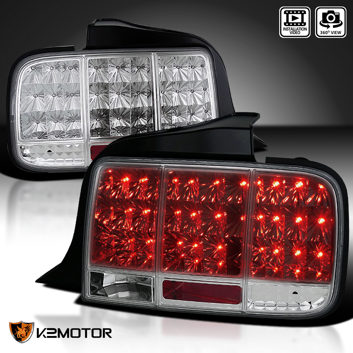 2007 ford mustang sequential tail lights