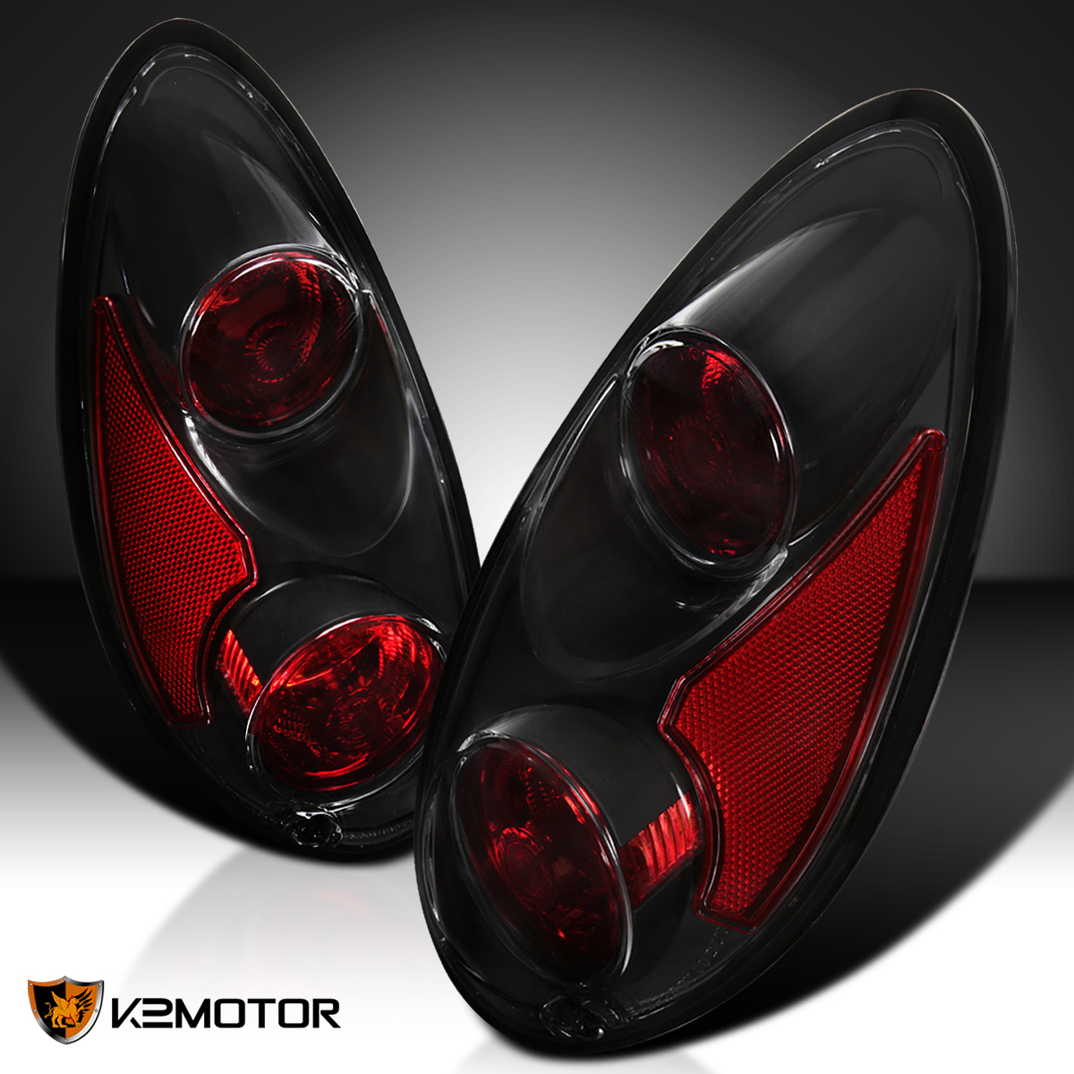 20012005 Chrysler PT Cruiser Smoke Tail Brake Lights Lamps eBay