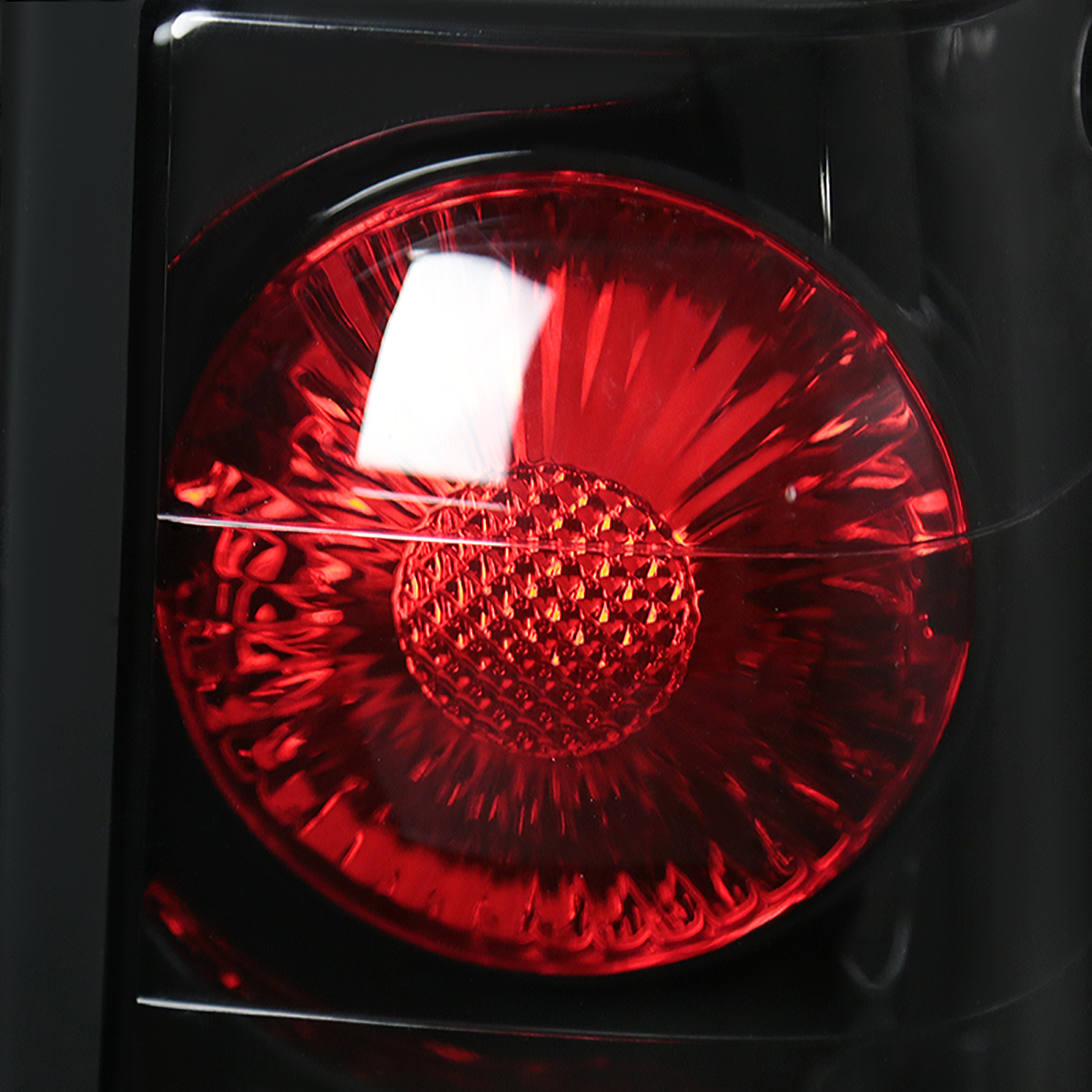 Black For 82-93 Chevy S10 Blazer S15 Sonoma Tail Lights Reverse Brake