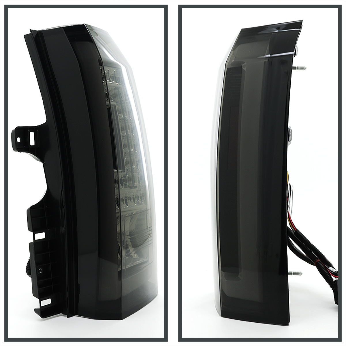 Smoked LED Tail Light Brake Light Assembly – Fits 2007-2014 Suburban Tahoe Yukon Denali