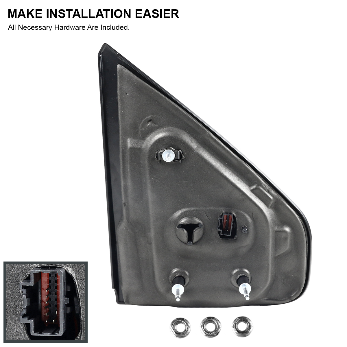 Maxcomotors Left Driver Side Mirror For 2004-2006 Ford F150 - Power Heated With LED Signal