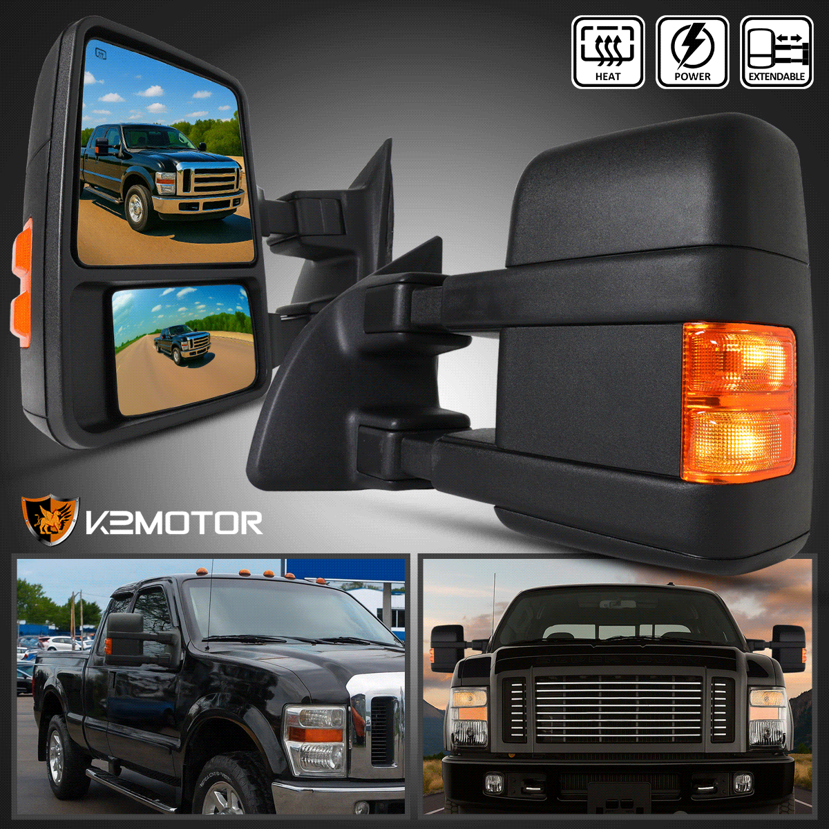 Auto Parts and Vehicles Car & Truck Exterior Mirrors For 20082016 F250