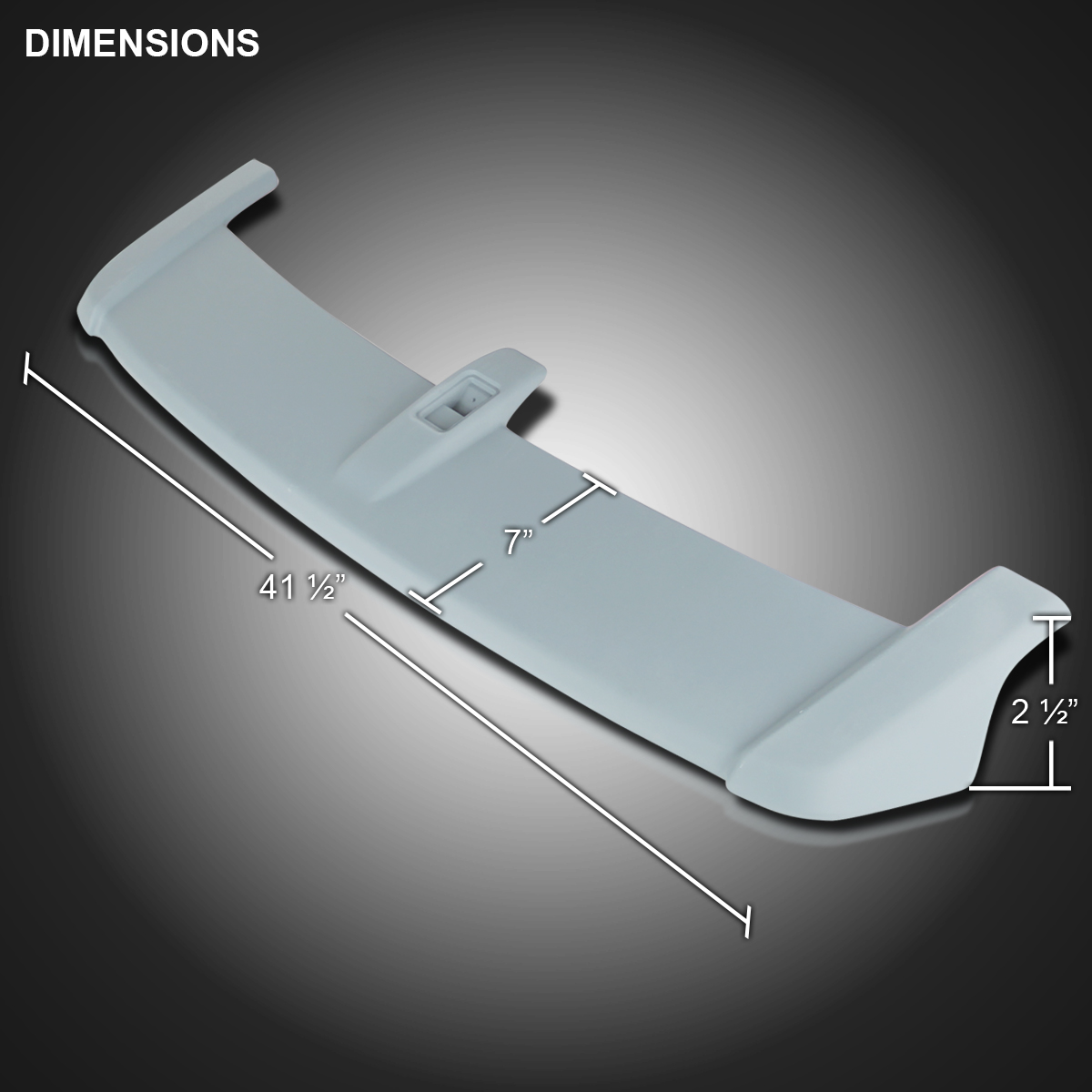 Fit 2007-2011 Honda CR-V CRV Factory Style Rear Trunk Roof Top ABS