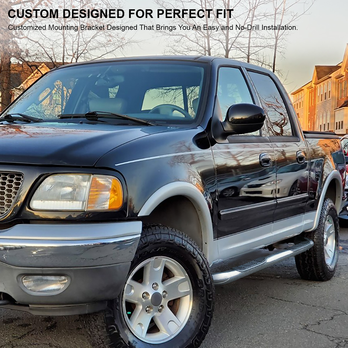 Super Crew Cab >> Details About Fit 01 03 F150 Supercrew Crew Cab Chrome Side Step Nerf Bars Running Boards Super Crew Cab >> Details About Fit 01 03 F150 Supercrew Crew Cab Chrome Side Step Nerf Bars Running Boards