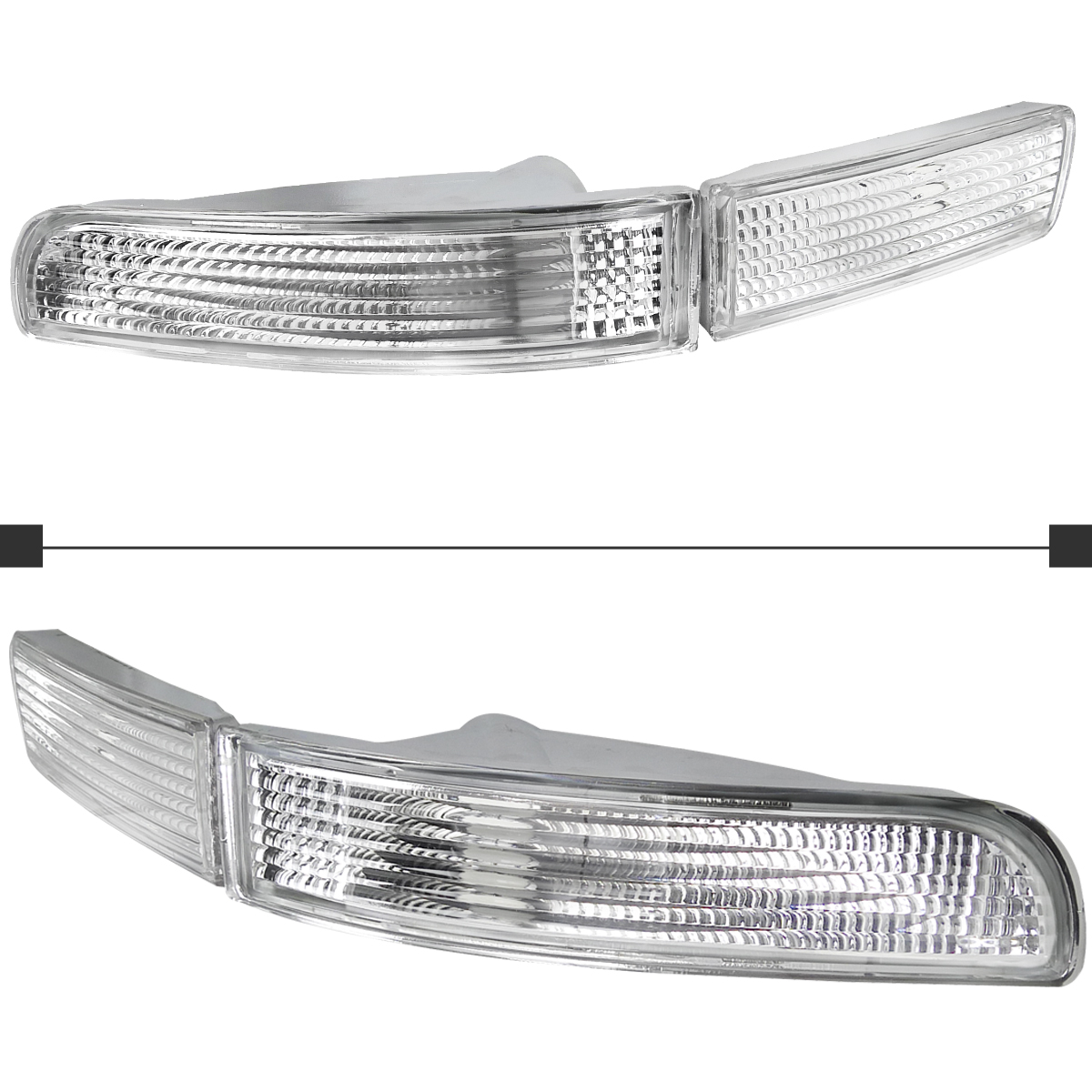 gulf 直筆サイン　ポロライト Chrome Corner Turn Signal Lights for 1996-99 NISSAN