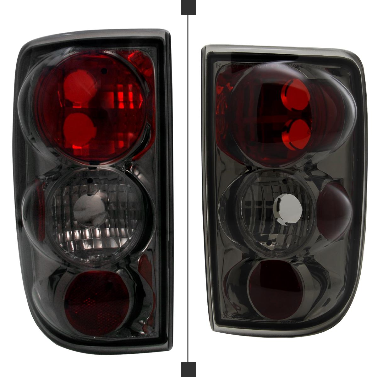 95 96 97 98 99-04 Chevy S10 Blazer Jimmy Tail Lights Dark Smoke - Foto 7