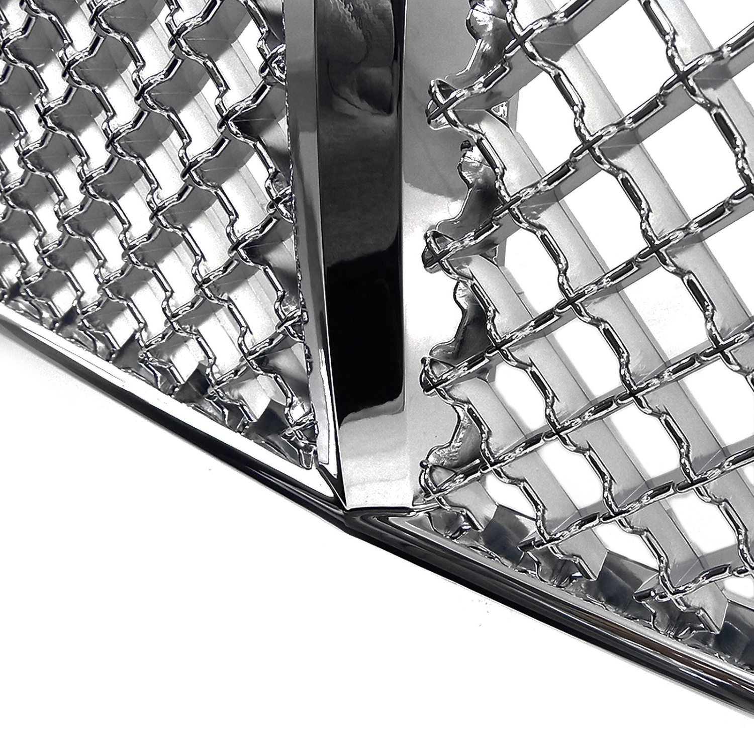 Chrome Mesh Front Grille For 2006-2010 Dodge Charger – ABS Plastic, Upper Hood Insert