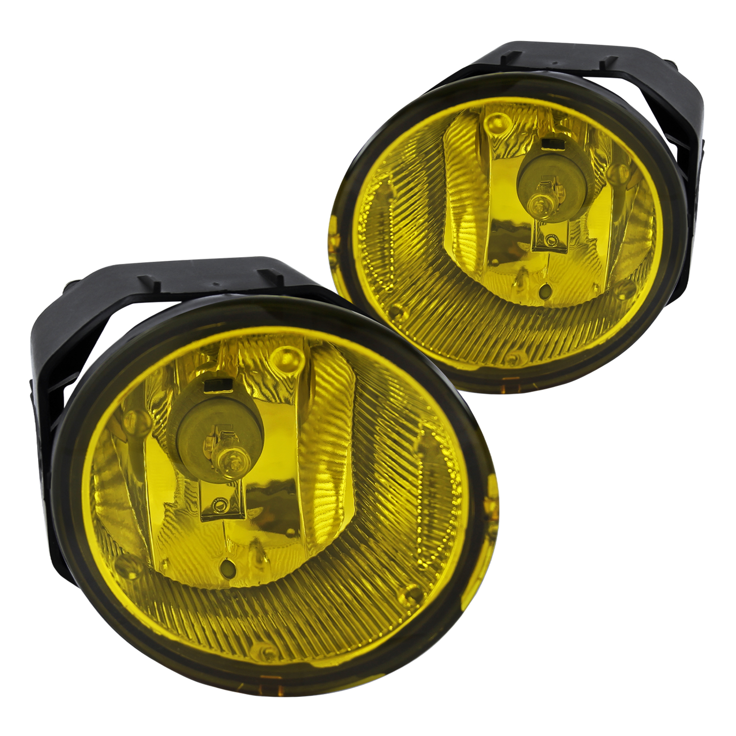 For 2000-2001 Nissan Maxima Sentra Frontier Yellow Lens Jdm Fog Lights