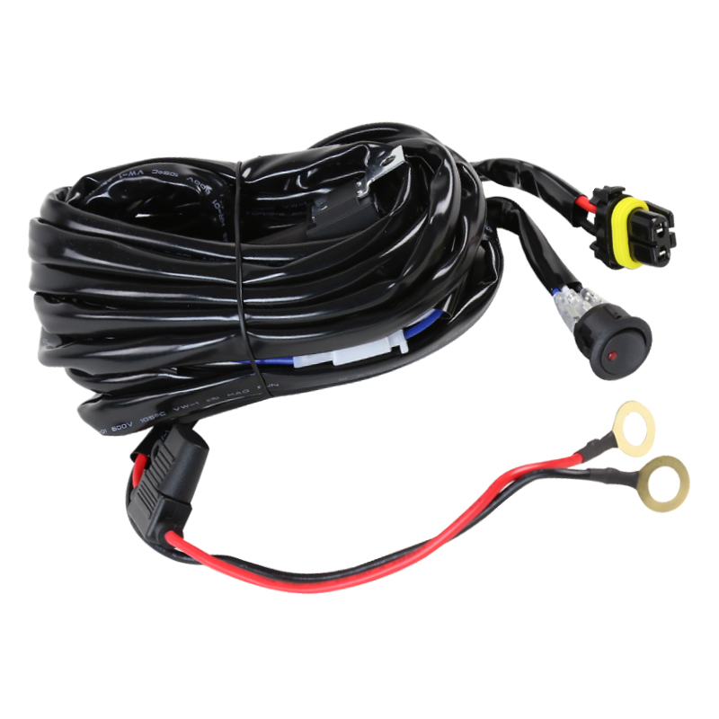 For 1 Fog Light 12 Gauge 9ft Heavy Duty Wiring Harness Kit