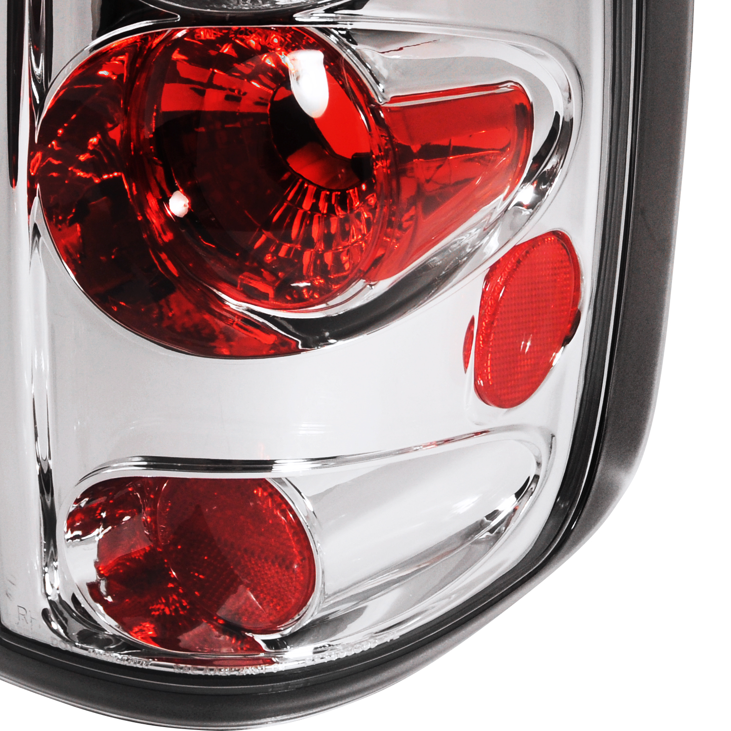 thumbnail image 2 of Crystal Clear Tail Lights For 2004-2008 Ford F150 – Pair Pack (Left & Right) With Chrome Housing 2 of 4