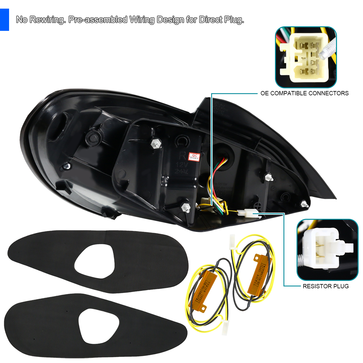 Red/Smoke Fits 2010-2016 Hyundai Genesis Coupe 2Dr Led Tail Lights Sequential - Picture 4 of 8