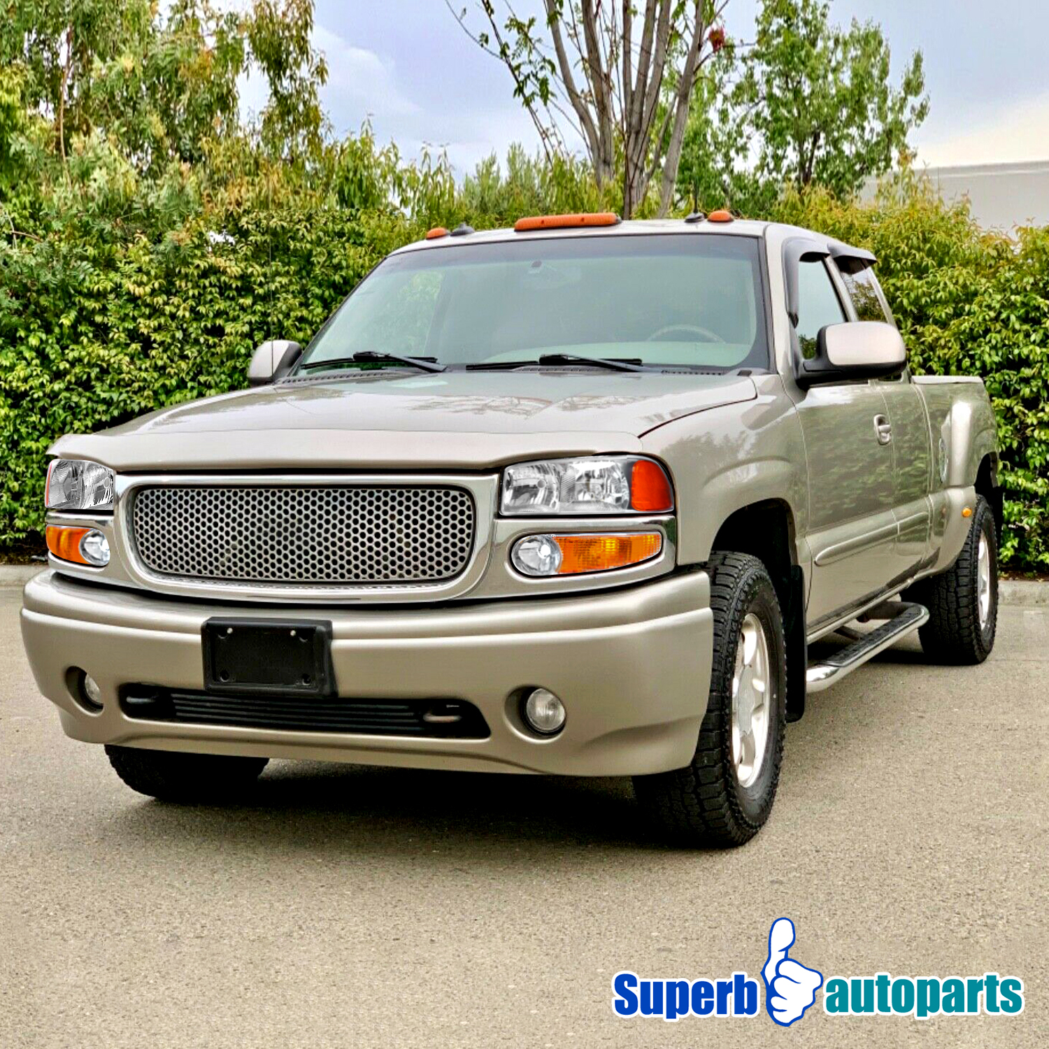 Pair Clear Bumper Turn Signal Lights For 2000-2006 GMC Sierra Yukon XL 1500 Denali
