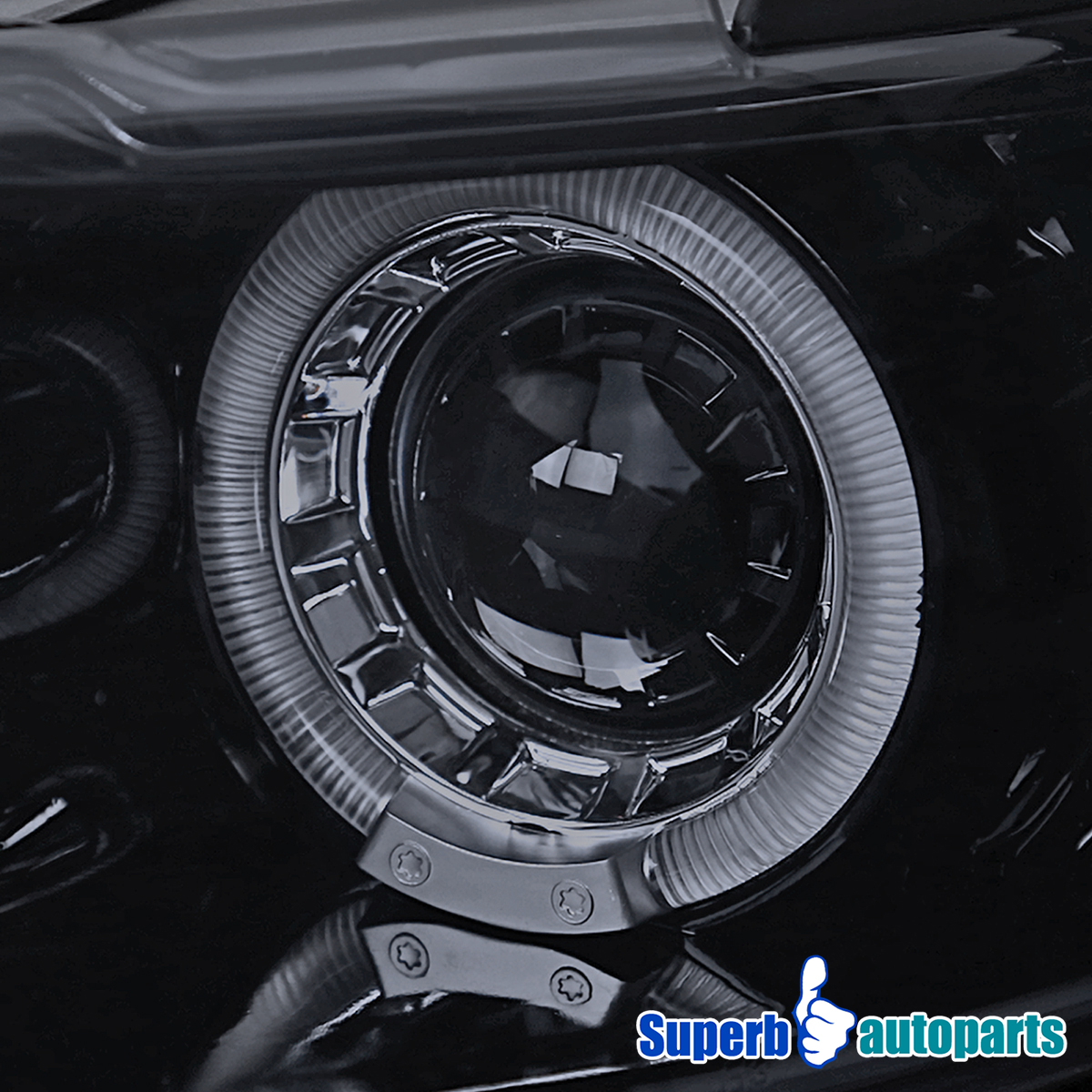Right Side Headlight Assembly For 1997-2003 Pontiac Grand Prix – Direct Replacement With Housing & Bulb