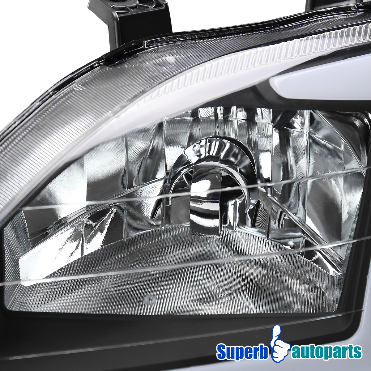 For 1999-2000 Honda Civic EK/EJ/EM Smoke Headlights