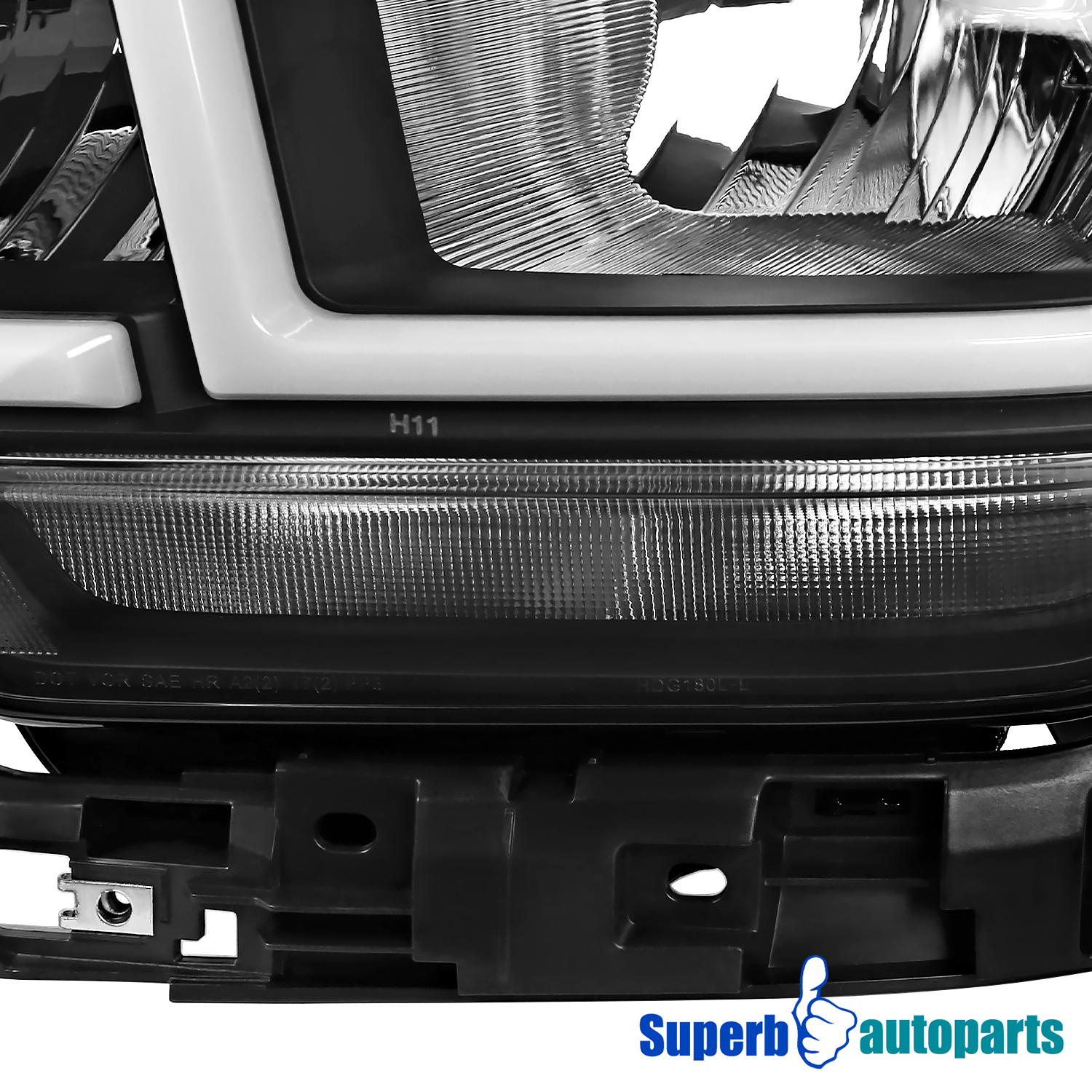 Fits 2019-2024 Dodge Ram 2500 3500 LED Tube Black Headlights Headlamps L+R - Picture 10 of 13