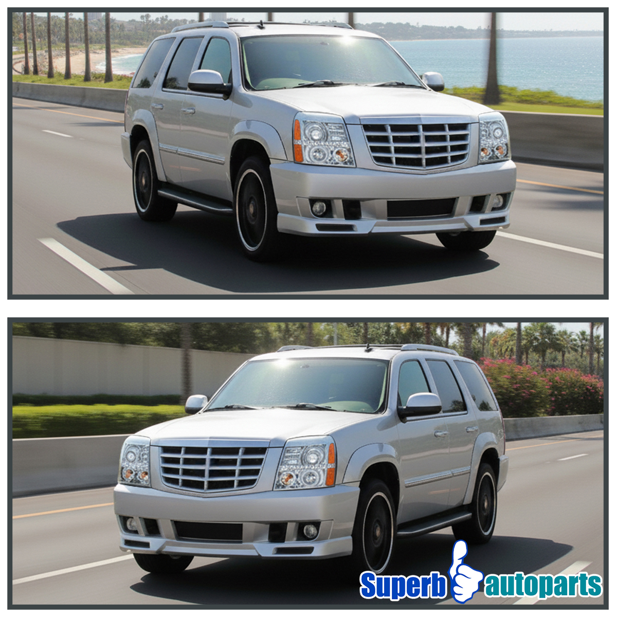 2002 Cadillac Escalade Custom & Factory Headlights