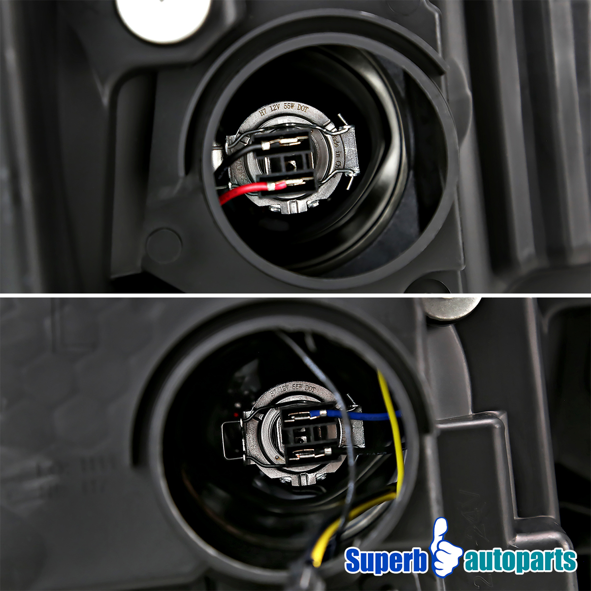 Fits 2019-2024 Ram 2500 3500 Switchback LED Signal Projector Black Headlights - Bild 12 von 13