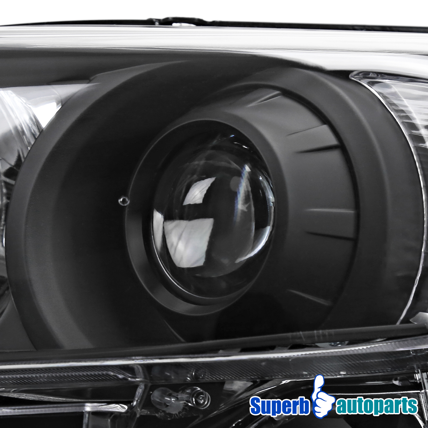 LED Projector Headlights DRL Assembly Dual Beam Pair Fit 2011-2020