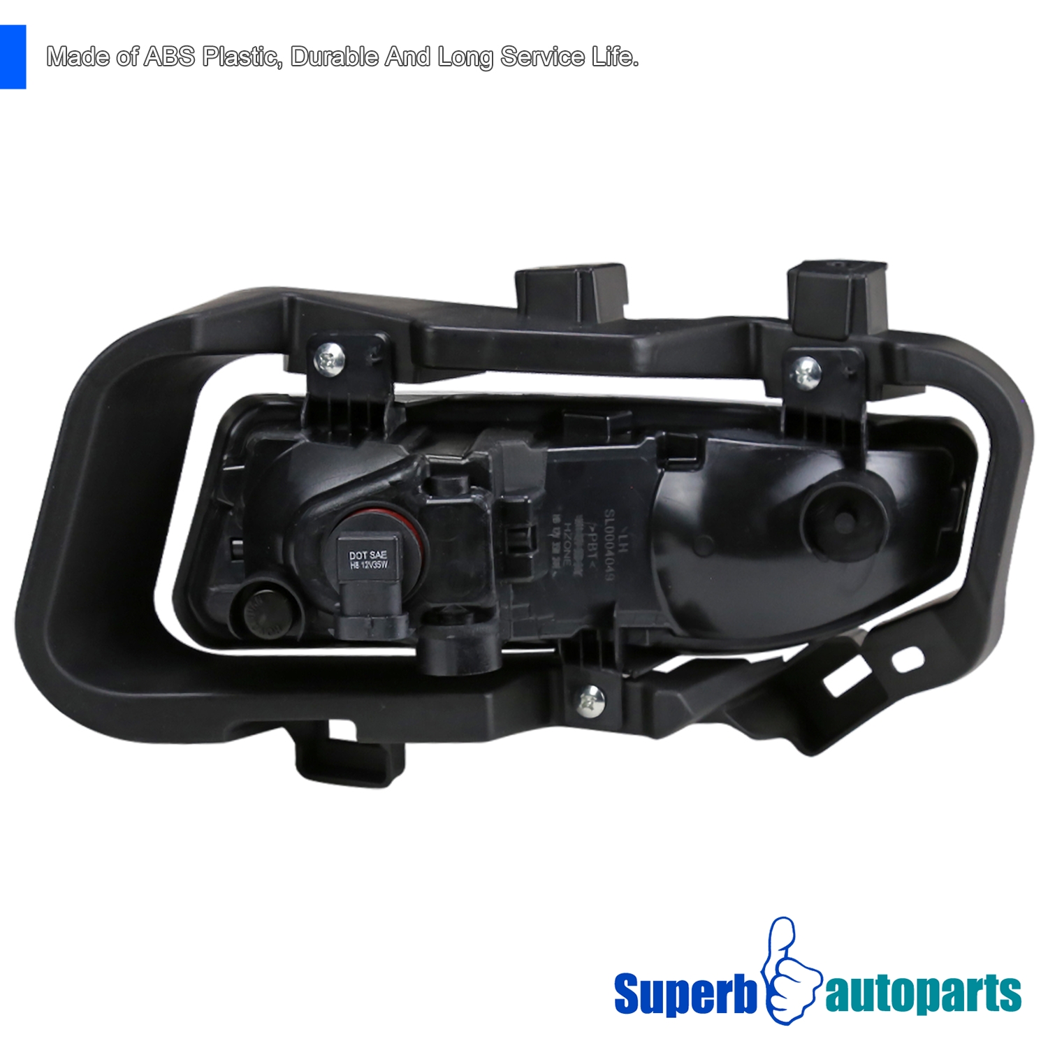 For 2018-2019 Nissan Kicks Fog Bumper Driver Lights w/ Switch + Bulbs