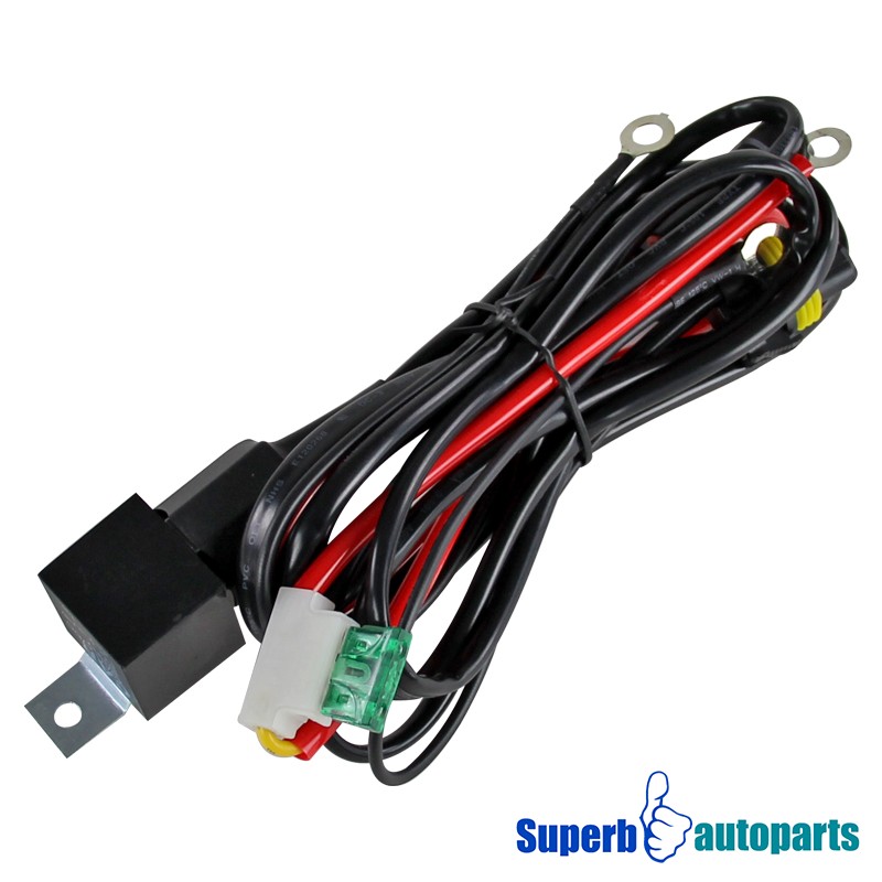 30 Amp Xenon HID Conversion Kit Relay Wiring Harness H1 H3 H4 Single